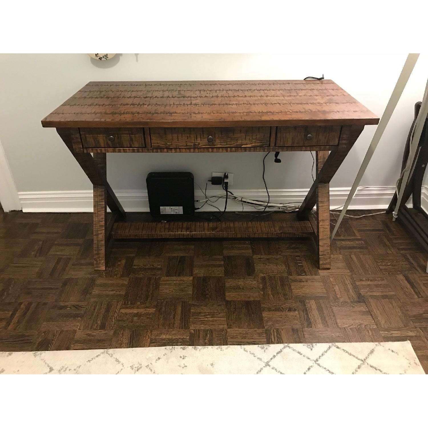 Ashley Minibreeze X-Base Writing Desk w/ Storage Bin - image-2