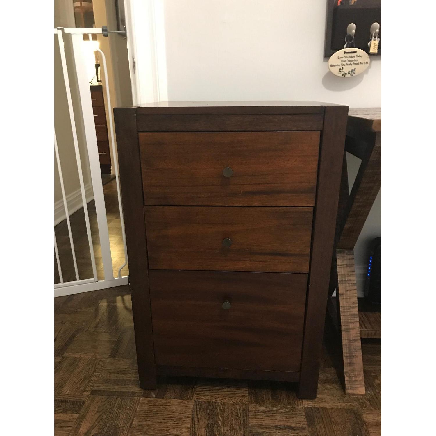 Ashley Minibreeze X-Base Writing Desk w/ Storage Bin - image-5