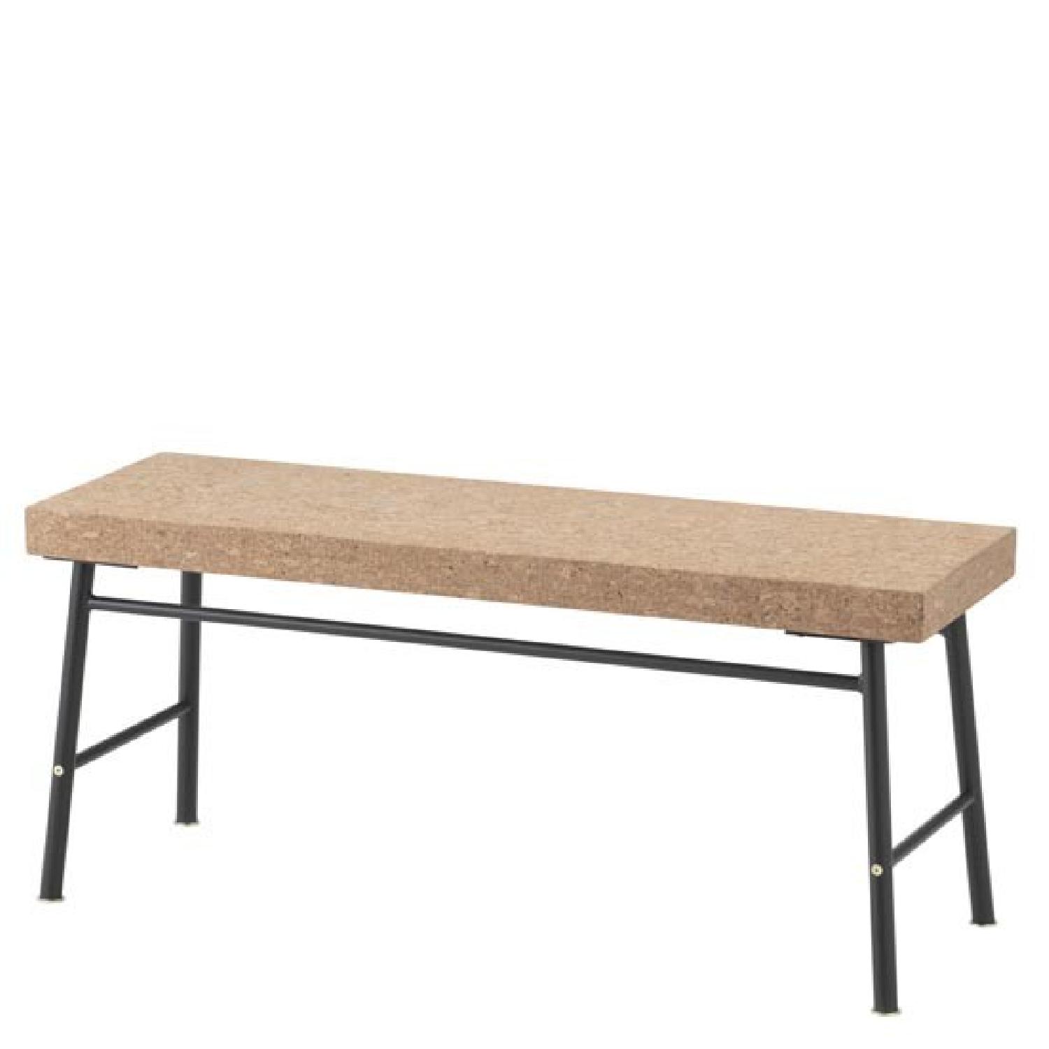 【djkunio】IKEA「SINNERLIG」コルク ダークブラウン Ikea Sinnerlig Cork Bench - AptDeco