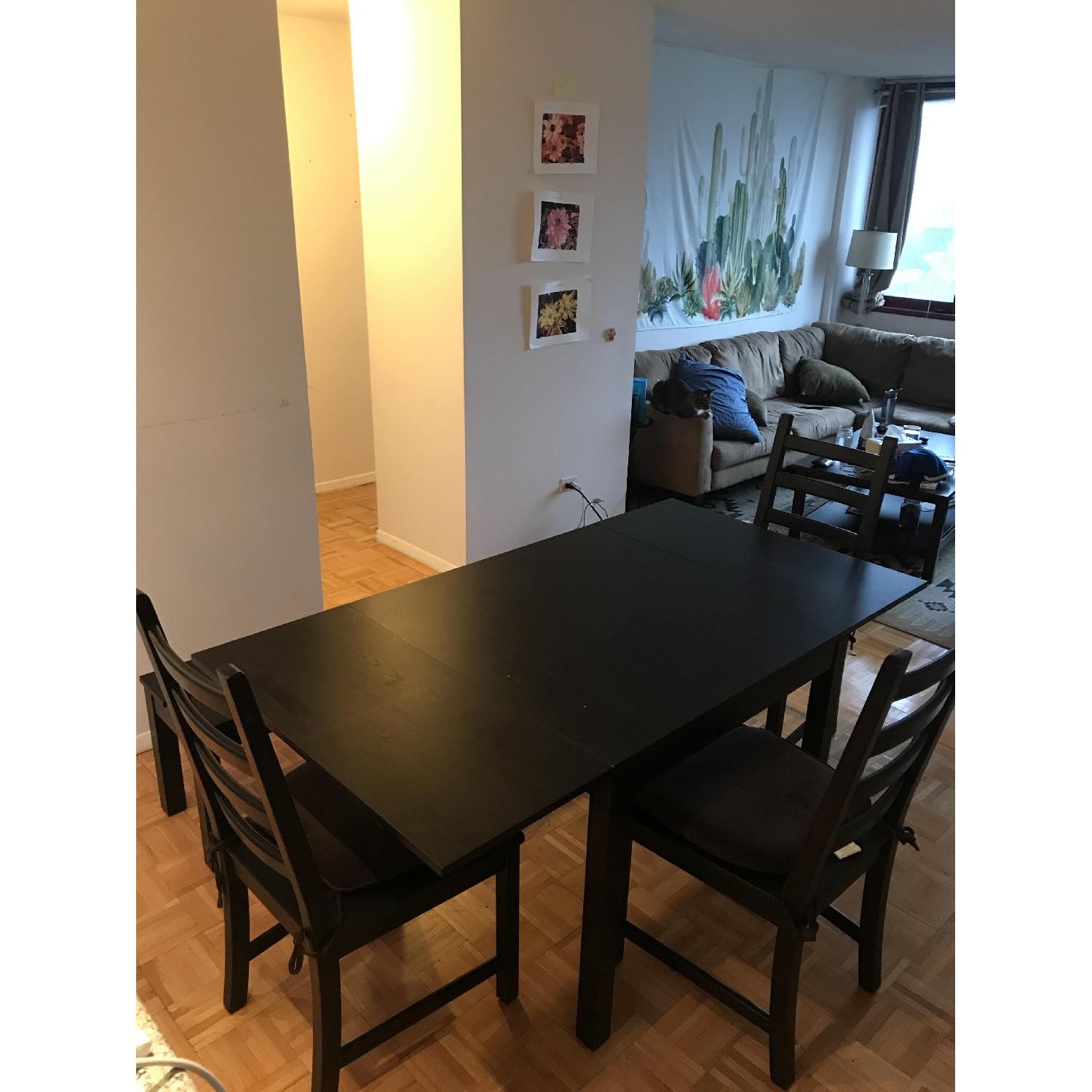 Ikea Bjursta 5-Piece Dining Set - AptDeco