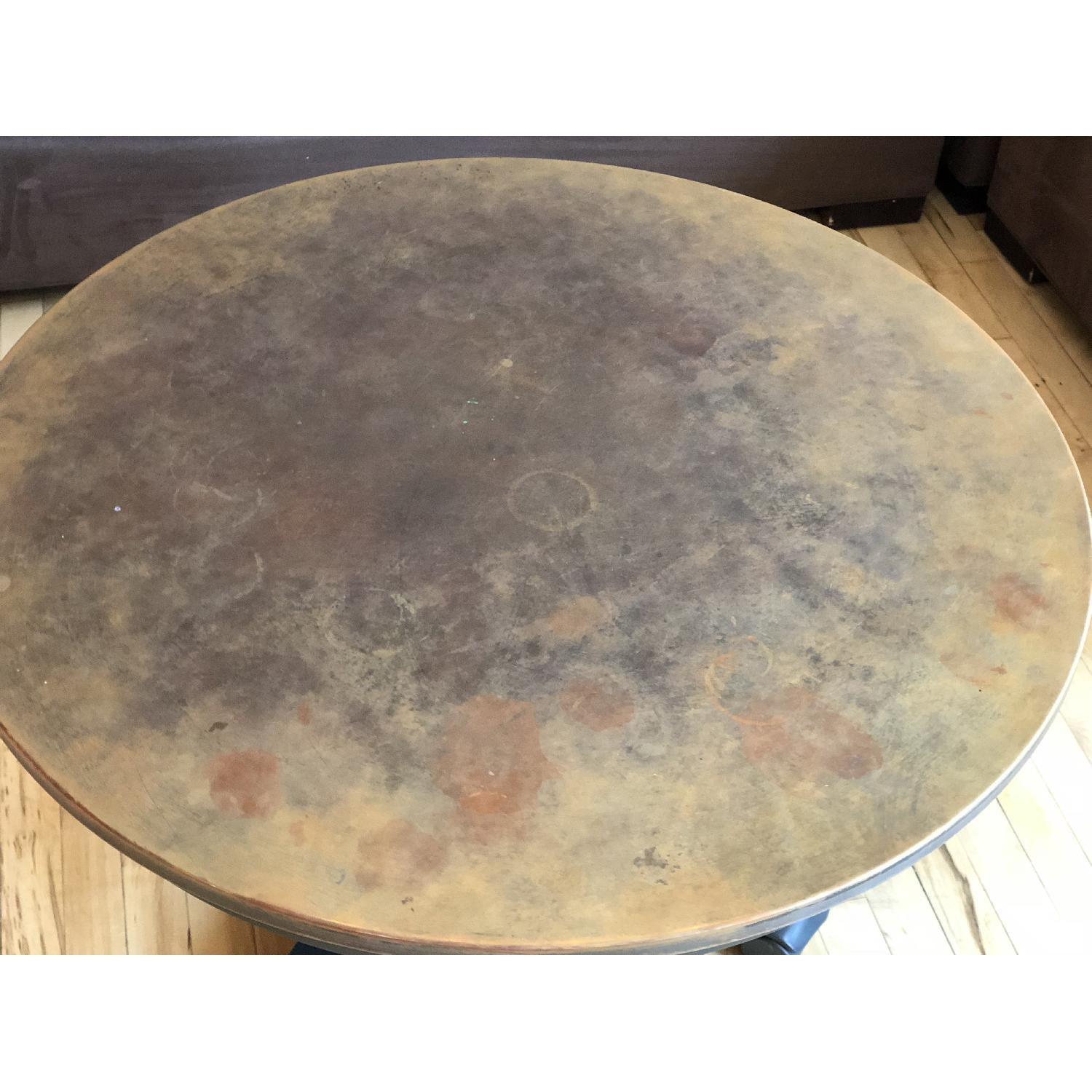 Crate & Barrel Copper Coffee Table AptDeco