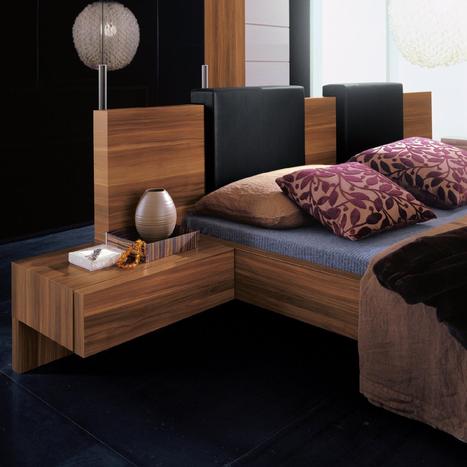 Rossetto Gap Platform Bed w/ Cushions & Nightstands - image-2