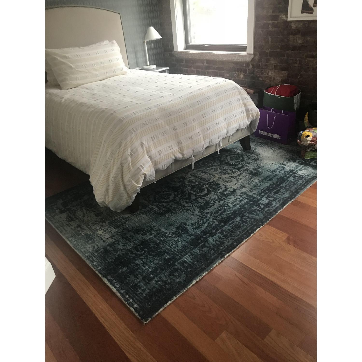 Pottery Barn Fillmore Upholstered Full Size Bed w/ Headboard - image-2