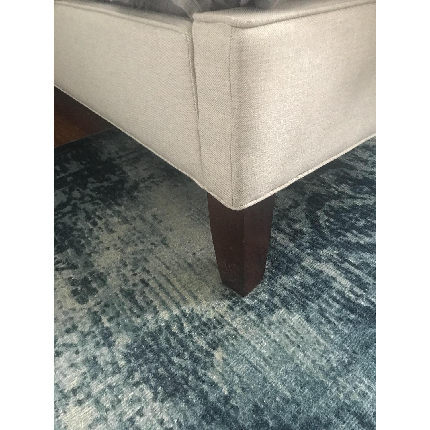 Pottery Barn Fillmore Upholstered Full Size Bed w/ Headboard - image-3