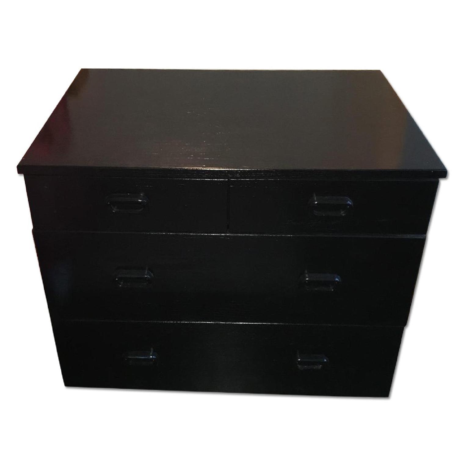 Solid Wood Black Dressers AptDeco