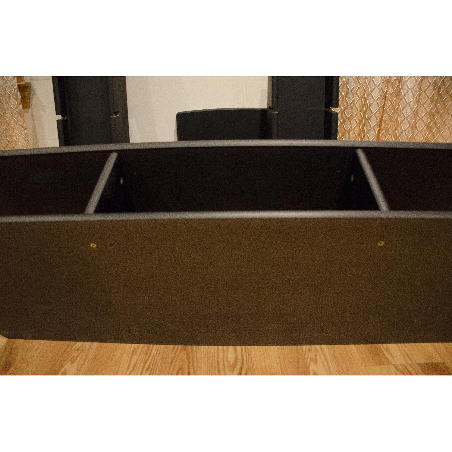 Modern Large Swiss Black Tiered Computer Desk - image-4