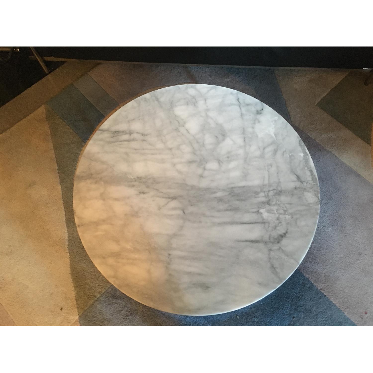 CB2 Smart Marble Round Coffee Table - image-5