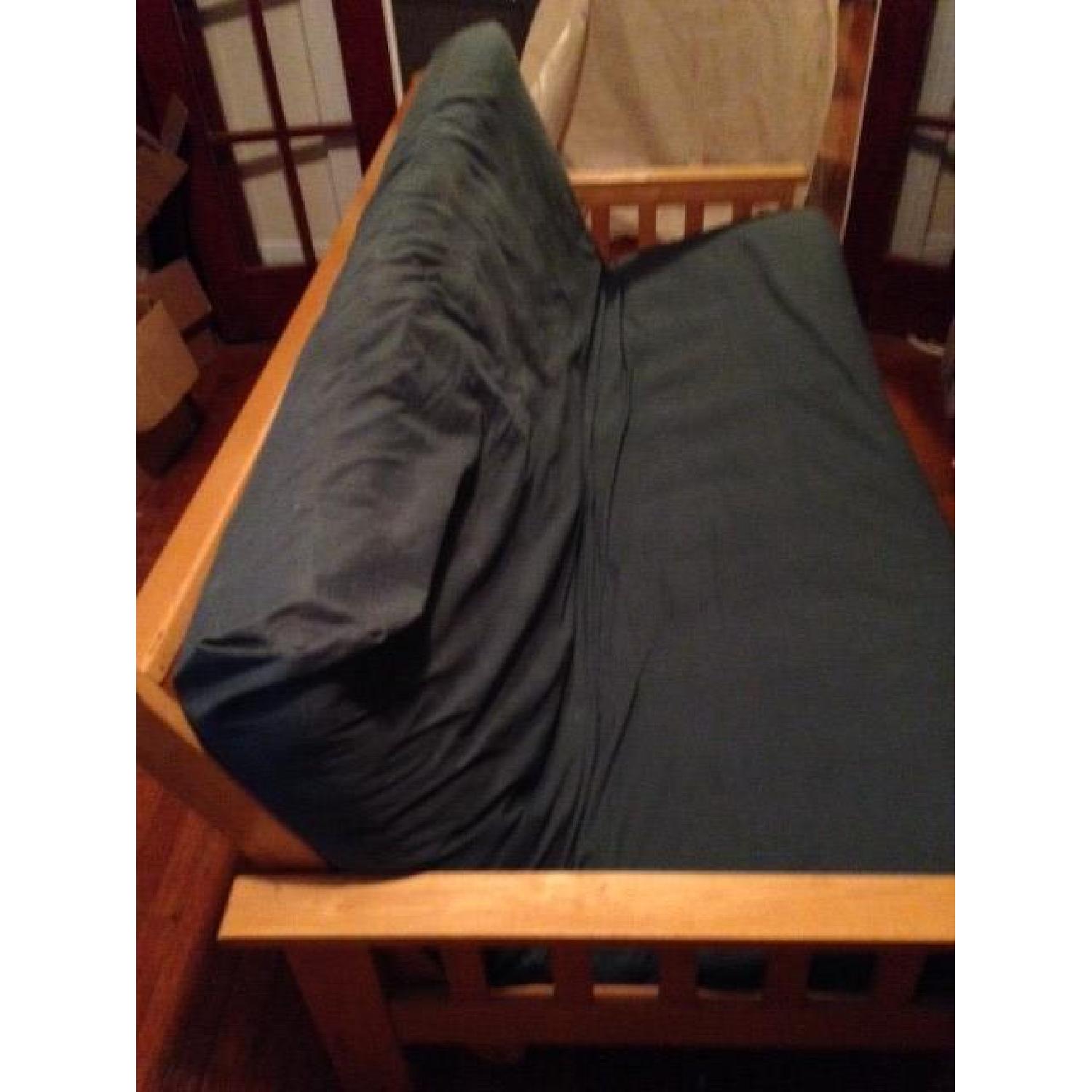 Wood-Frame Double-Bed Size Futon - image-3