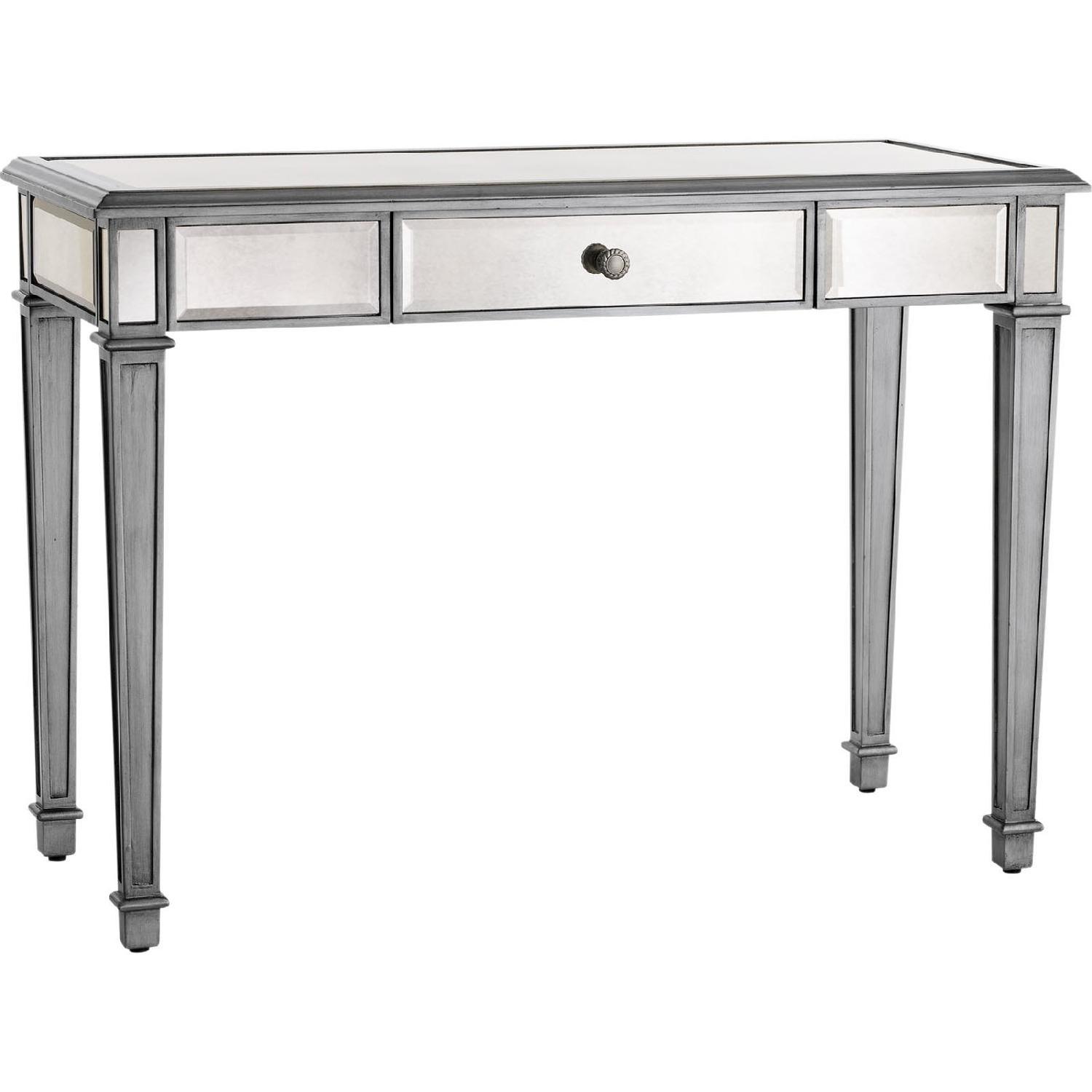 Pier 1 Hayworth Mirrored Vanity Desk - image-1