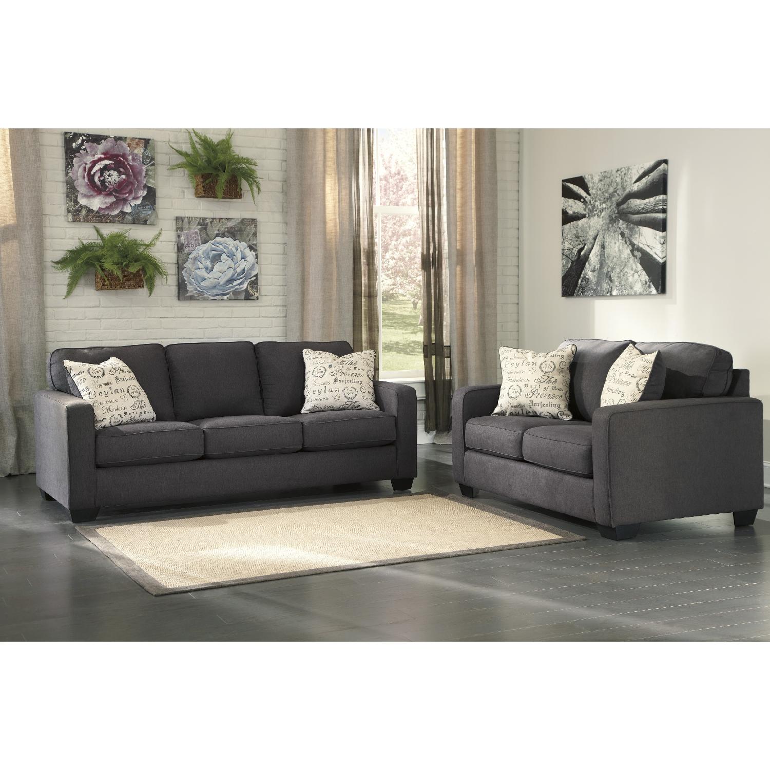Ashley's Alenya Sofa in Charcoal - image-2