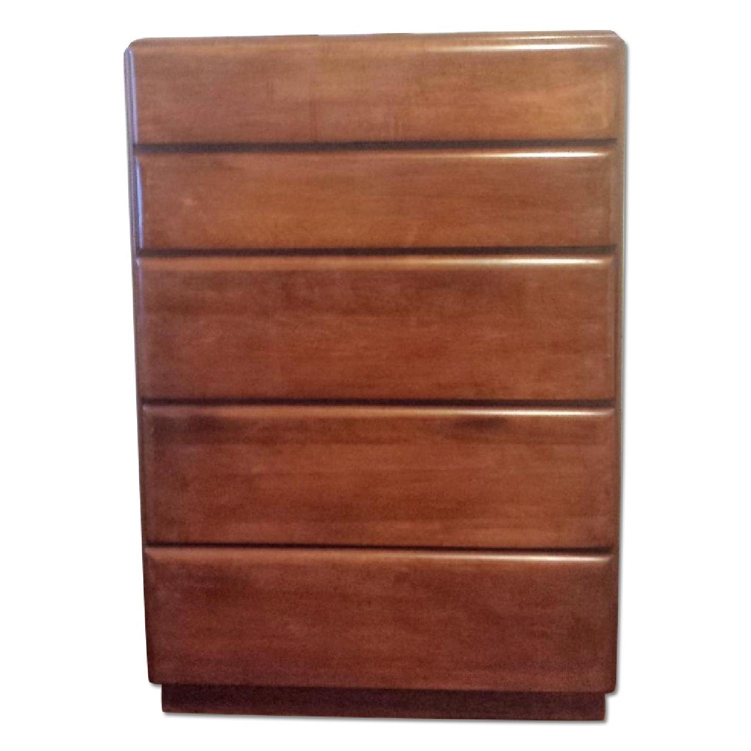 MidCentury Modern Solid Maple Bedroom Set AptDeco