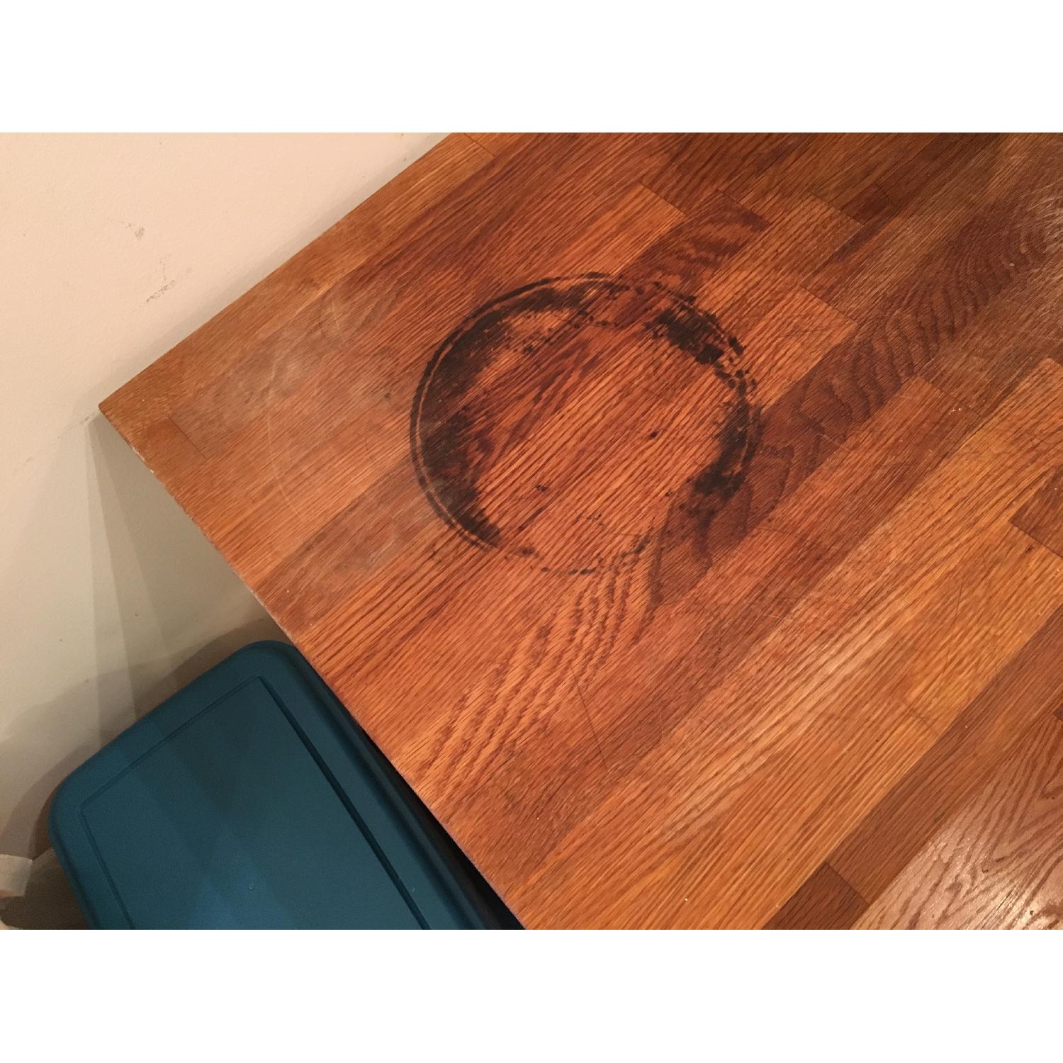 Ikea Stenstorp Oak Kitchen Cart in White - image-2