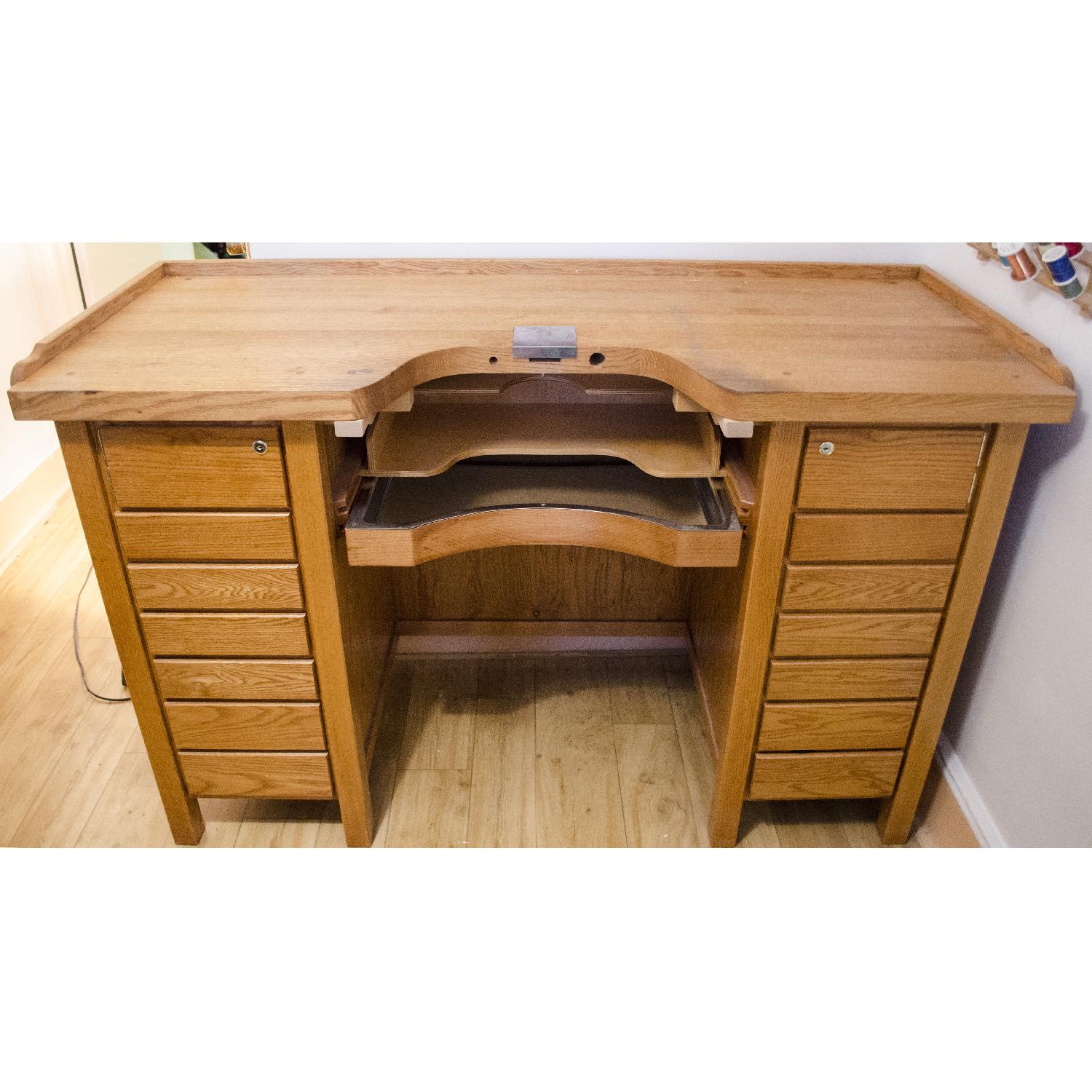 Jeweler's Desk/Double Bank Workbench - image-1