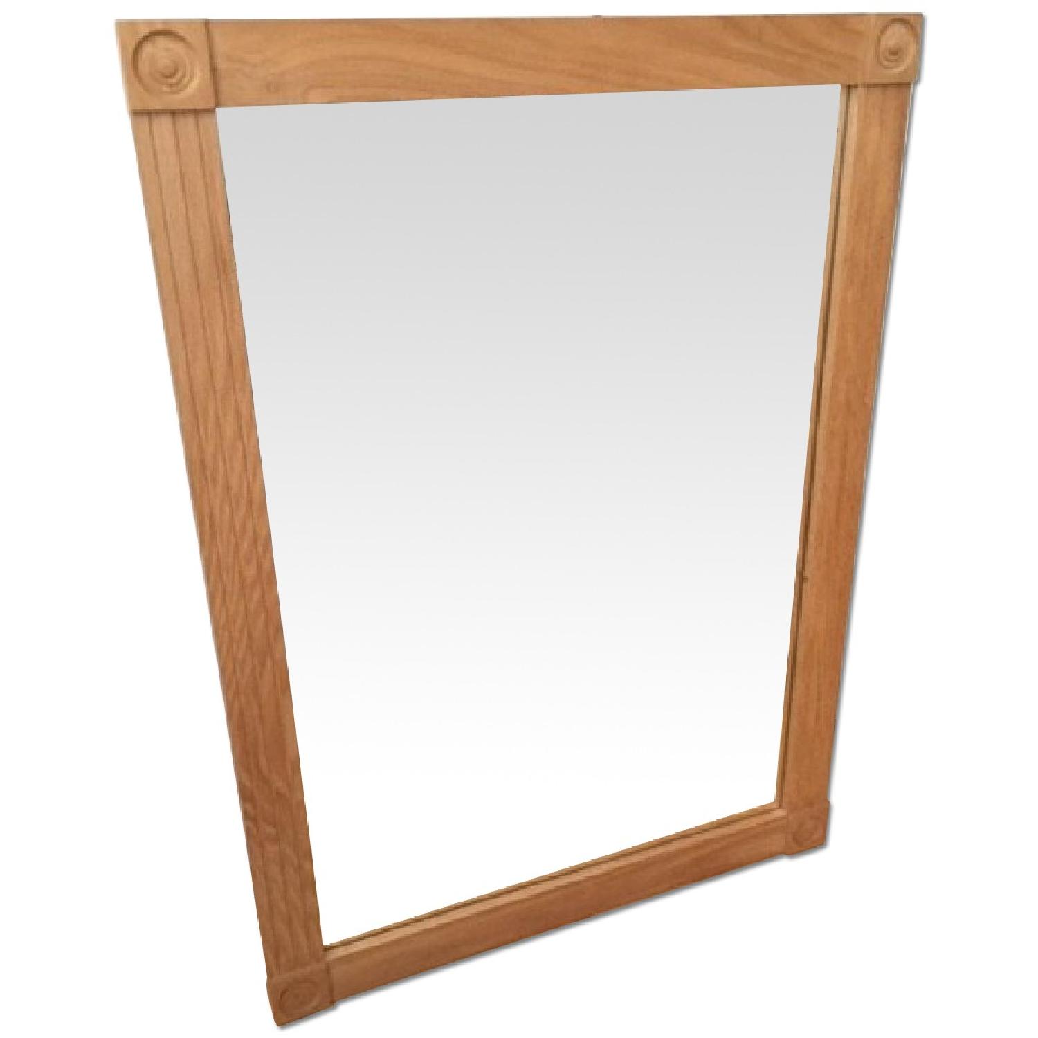 Light Wood Small Drawer Dresser w/ Matching Mirror - image-4