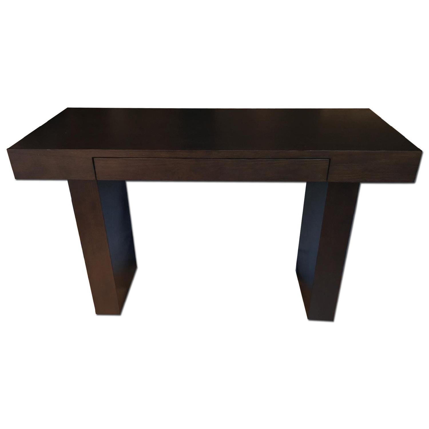 West Elm Console Table w/ Drawer - image-0