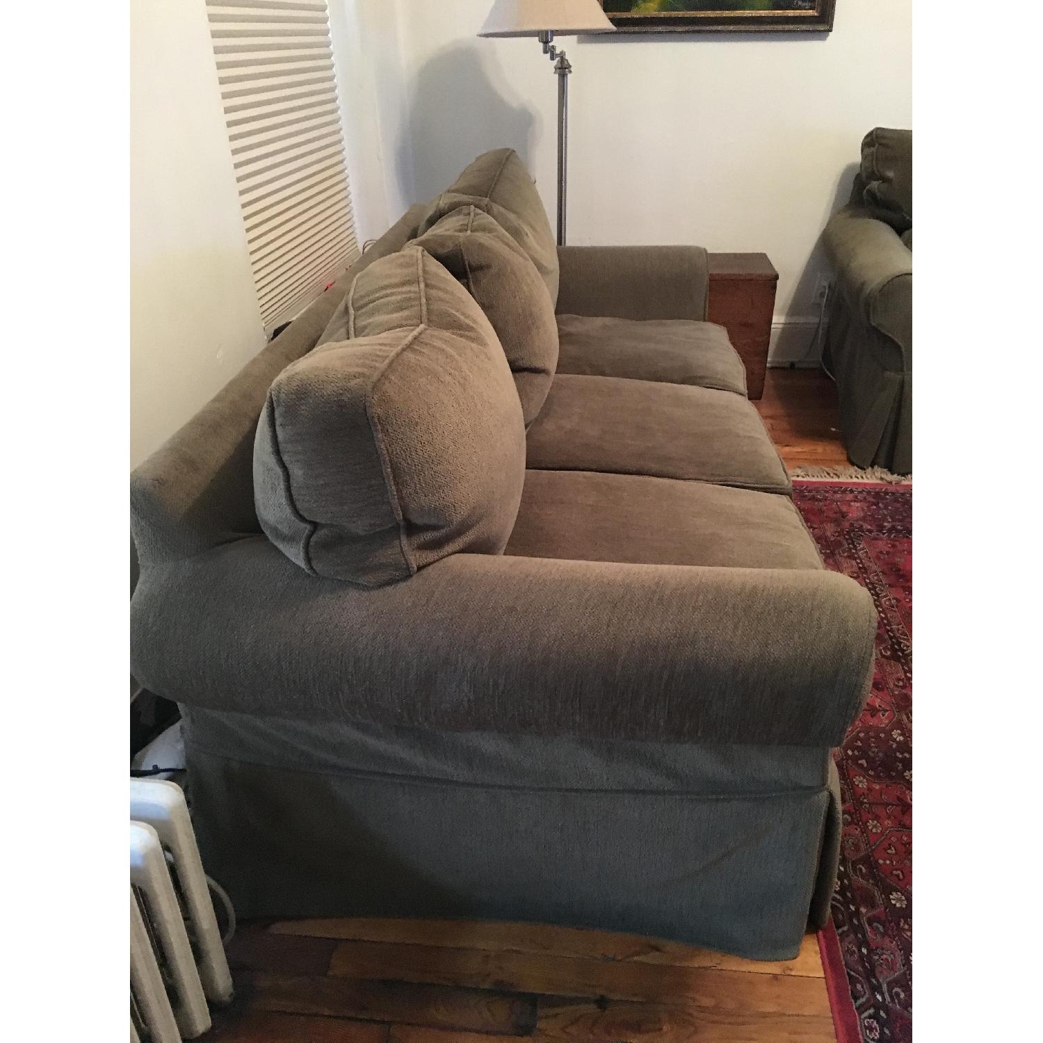 Pottery Barn Mitchell Gold + Bob Williams Slip Covered Sleeper Sofa - image-2