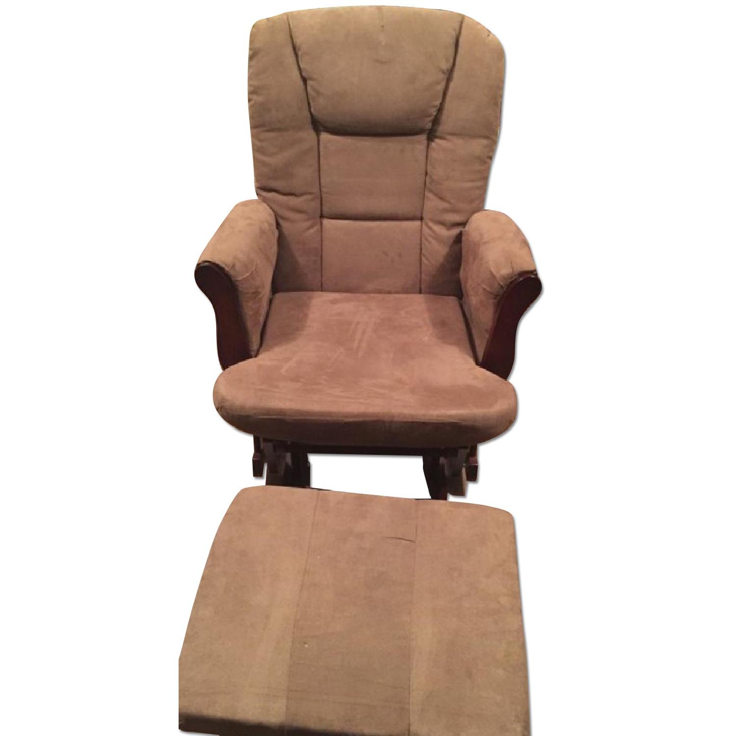 Manchester Nursing Glider Ottoman AptDeco