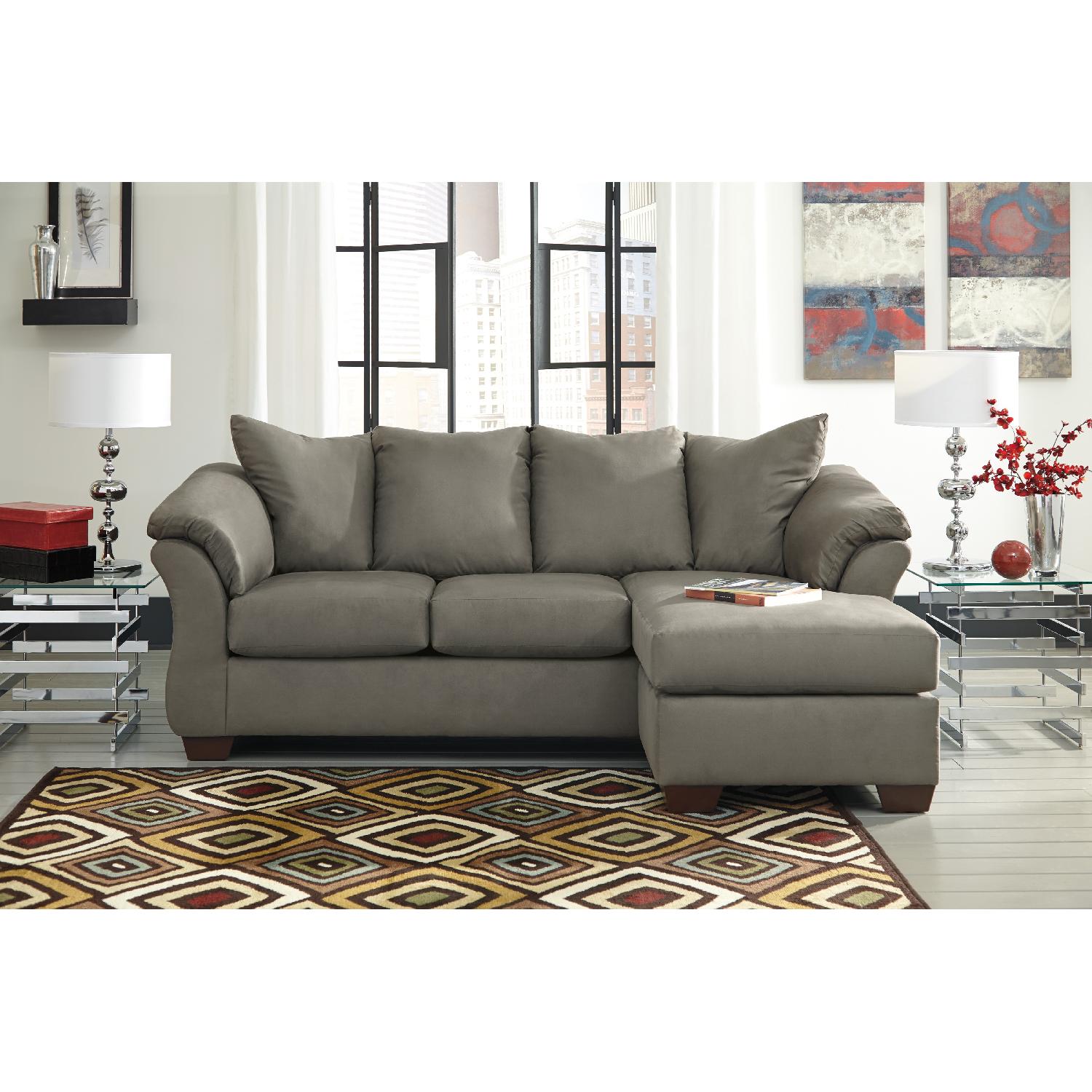 Ashley's Darcy Sectional Sofa in Cobblestone - image-1
