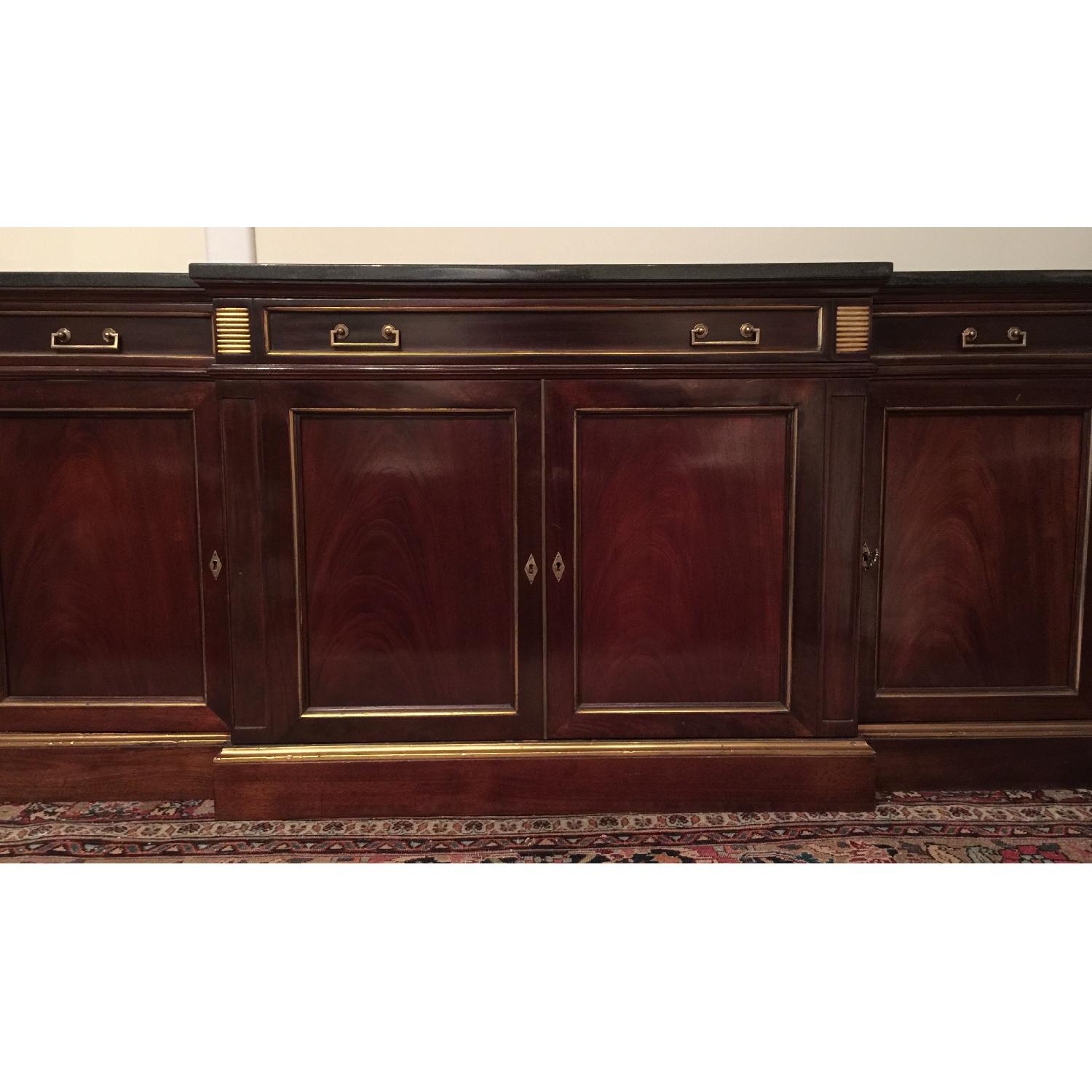 Custom Made Granite Top Entertainment Console - image-1