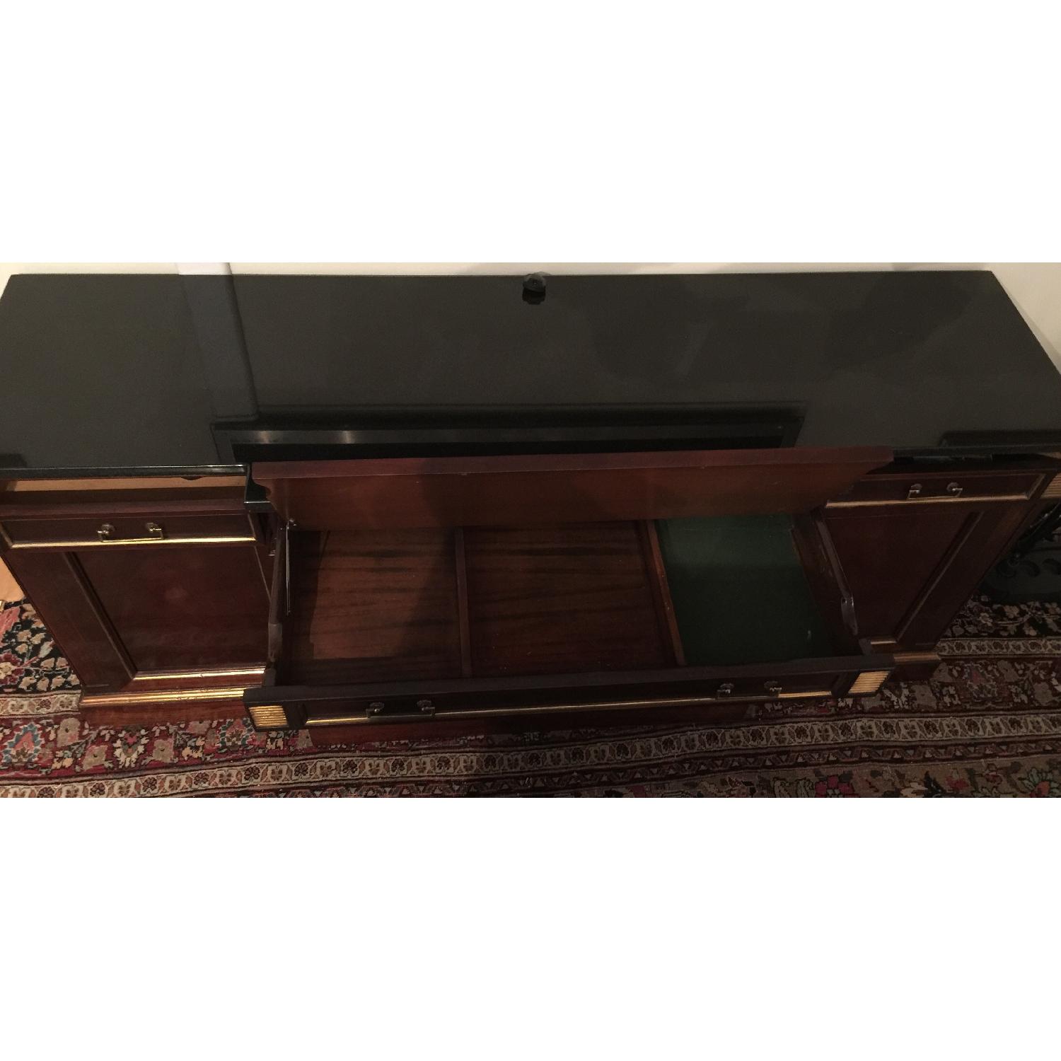Custom Made Granite Top Entertainment Console - image-2