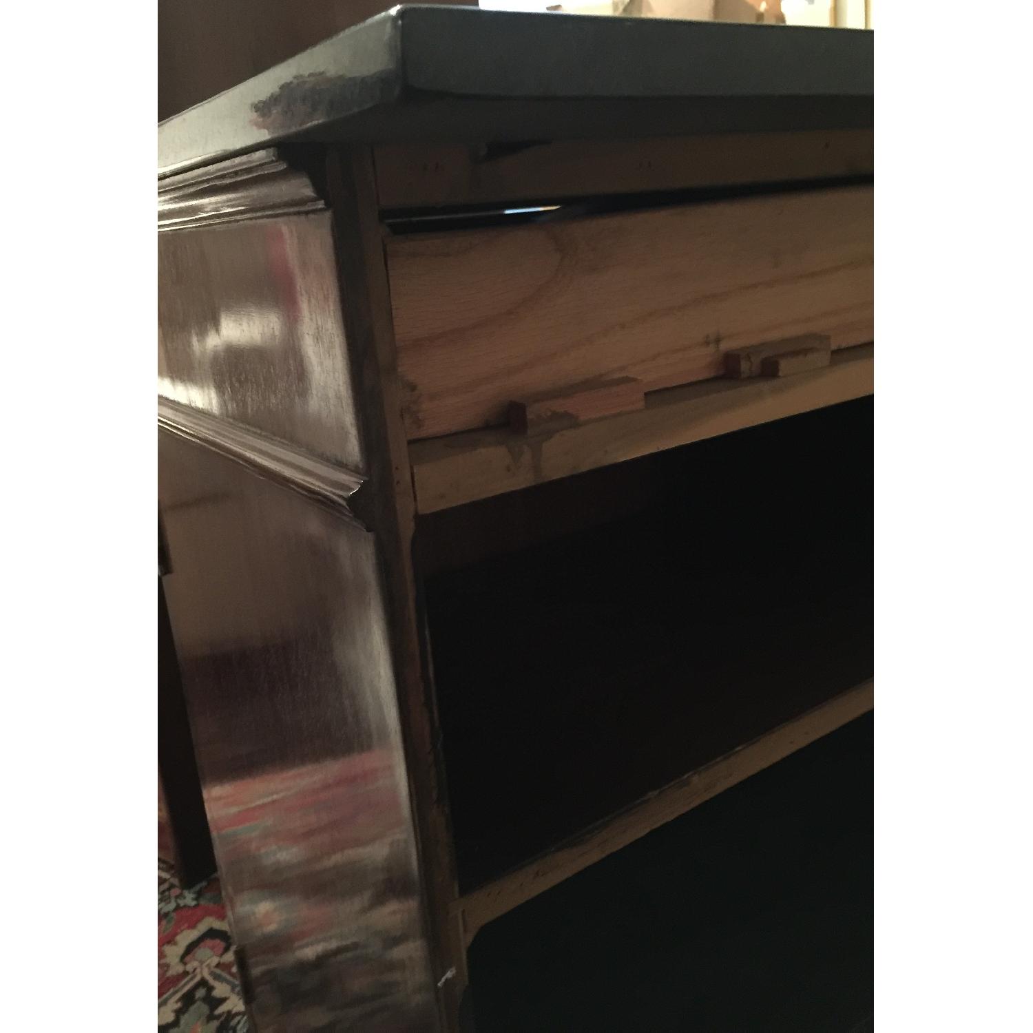 Custom Made Granite Top Entertainment Console - image-4