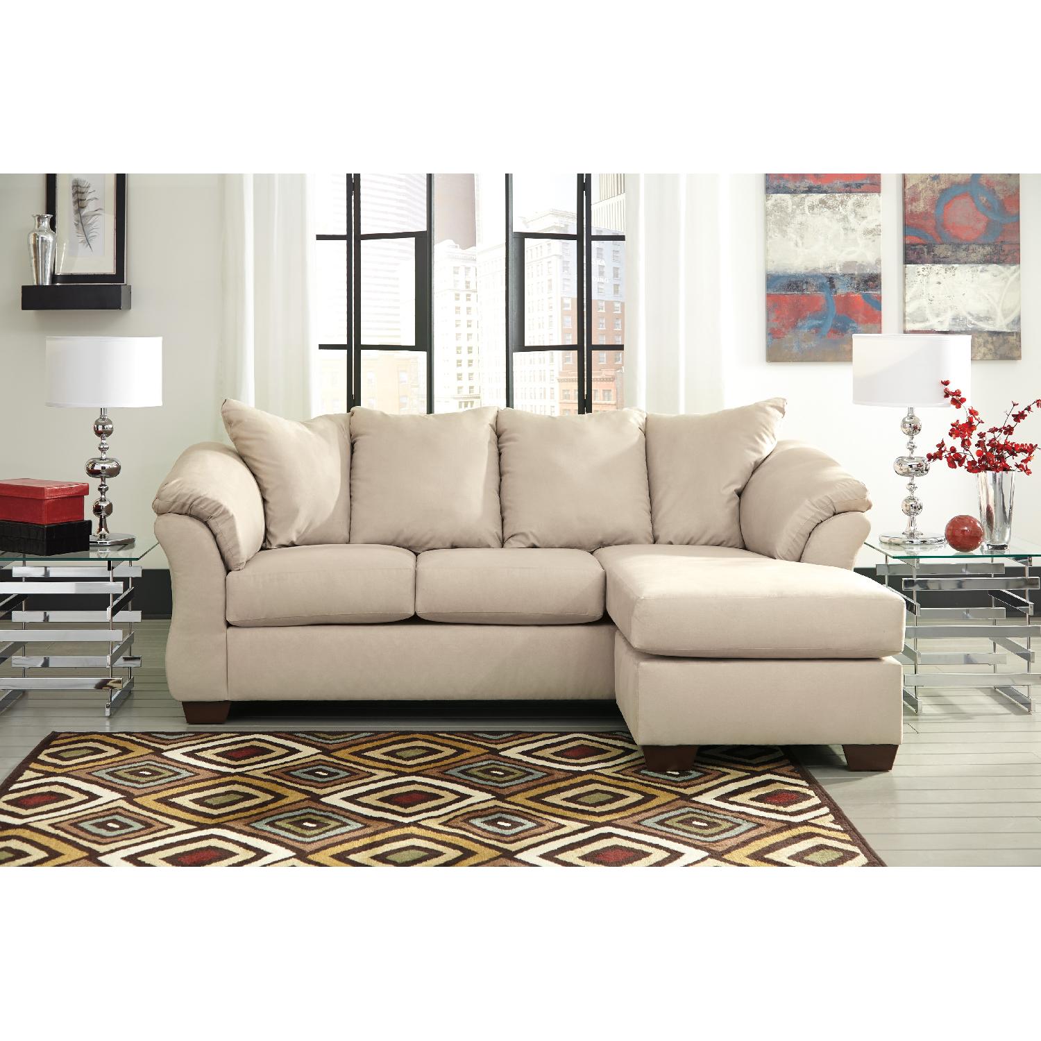 Ashley's Darcy Sectional Sofa in Stone - image-1
