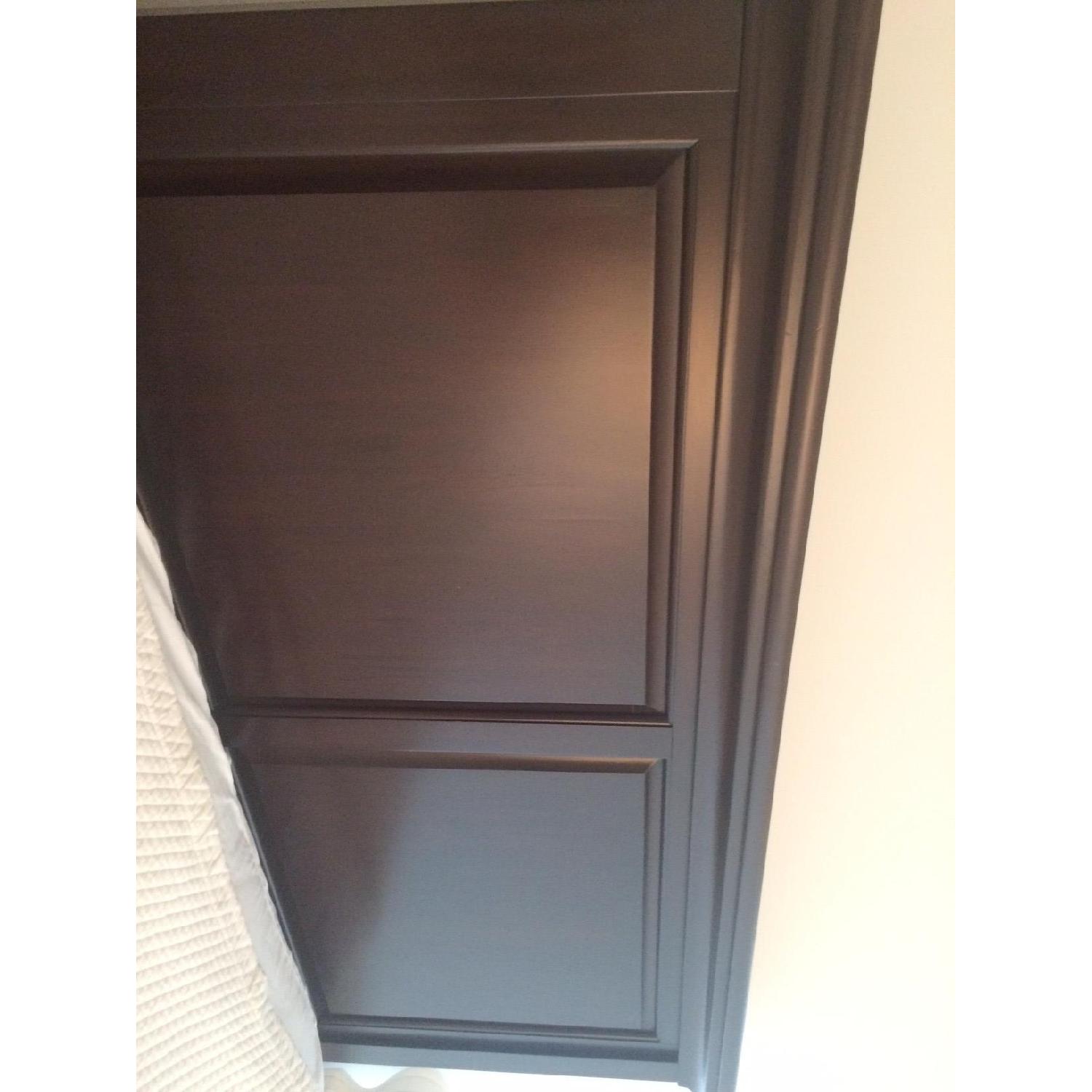 Pottery Barn Hudson Queen Bed frame w/ Headboard in Mahogany - image-2