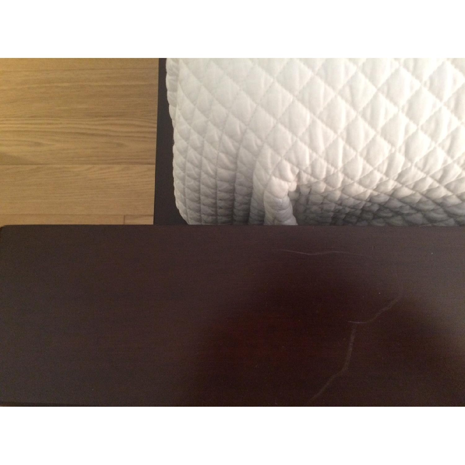 Pottery Barn Hudson Queen Bed frame w/ Headboard in Mahogany - image-3