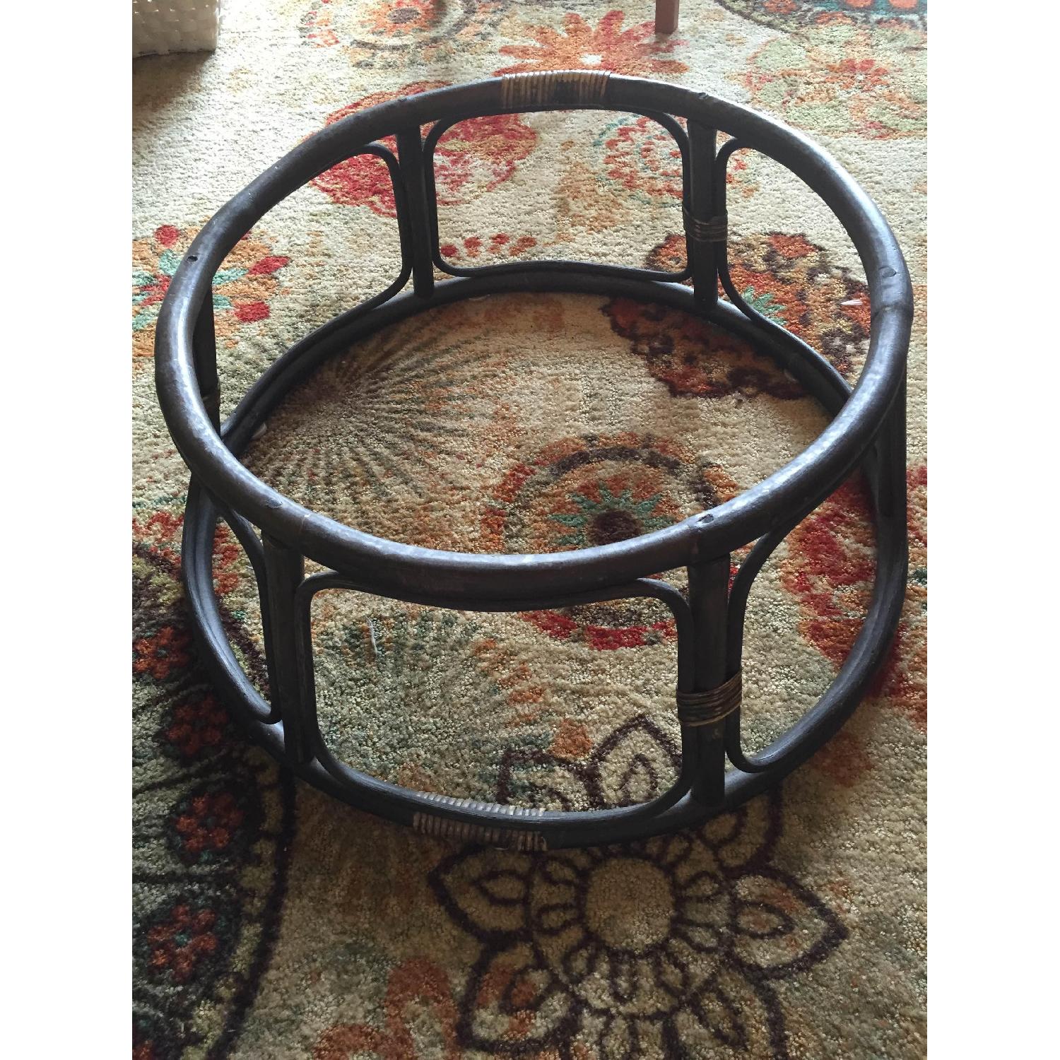 Pier 1 Papasan Chair & Ottoman - image-3