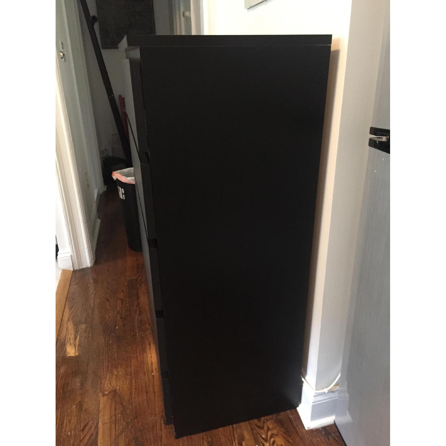 Ikea Malm 6 Drawer Dresser in Black - image-2