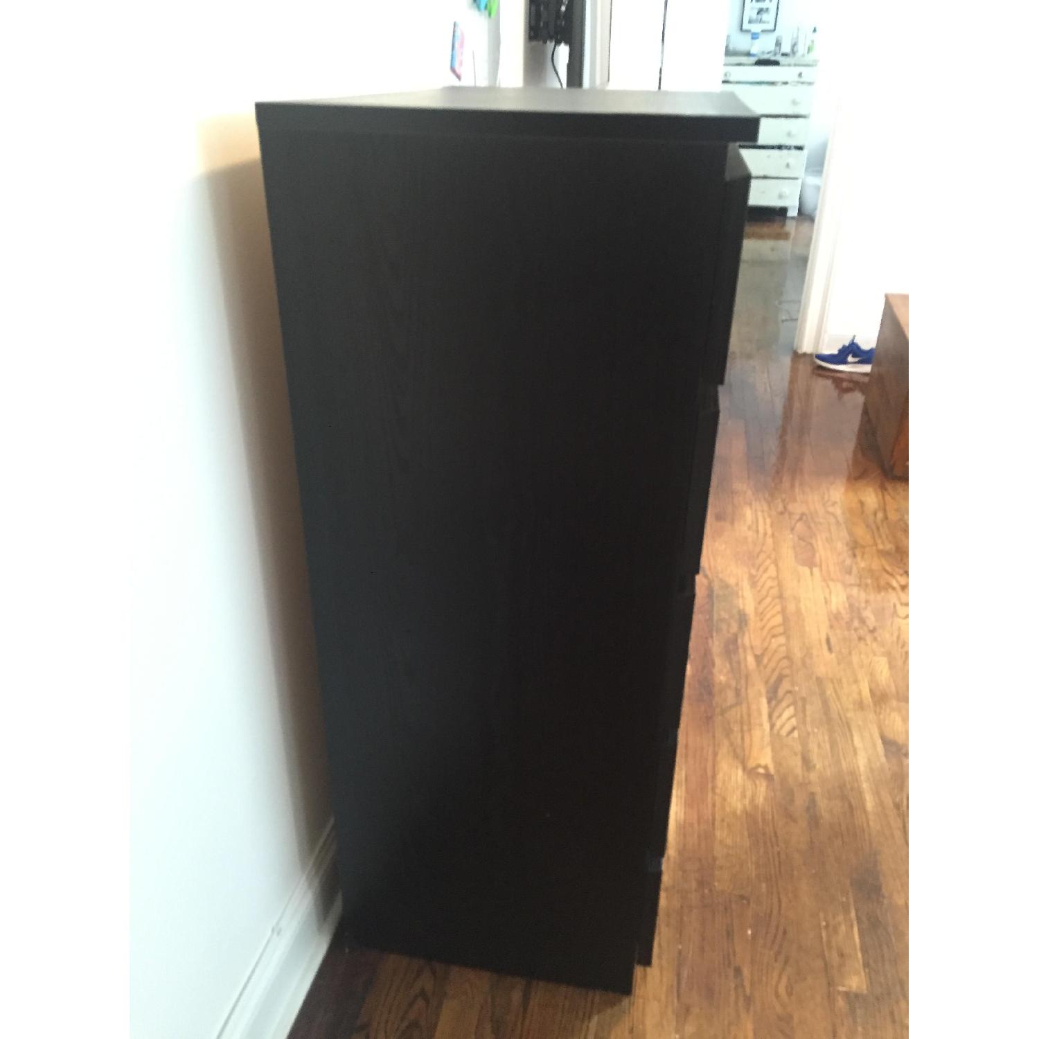 Ikea Malm 6 Drawer Dresser in Black - image-3