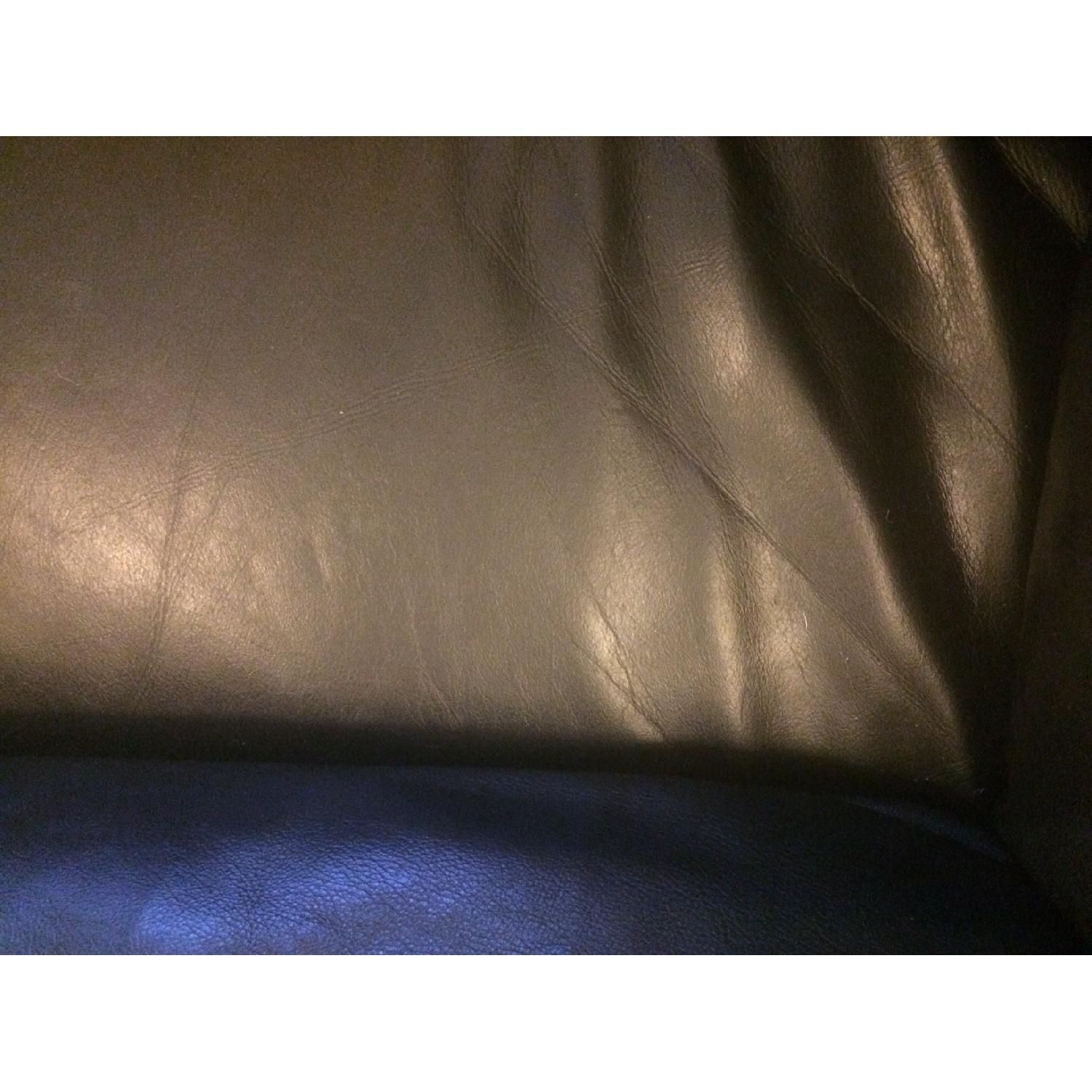 Raymour & Flannigan 3-Cushion Leather Sofa - image-7
