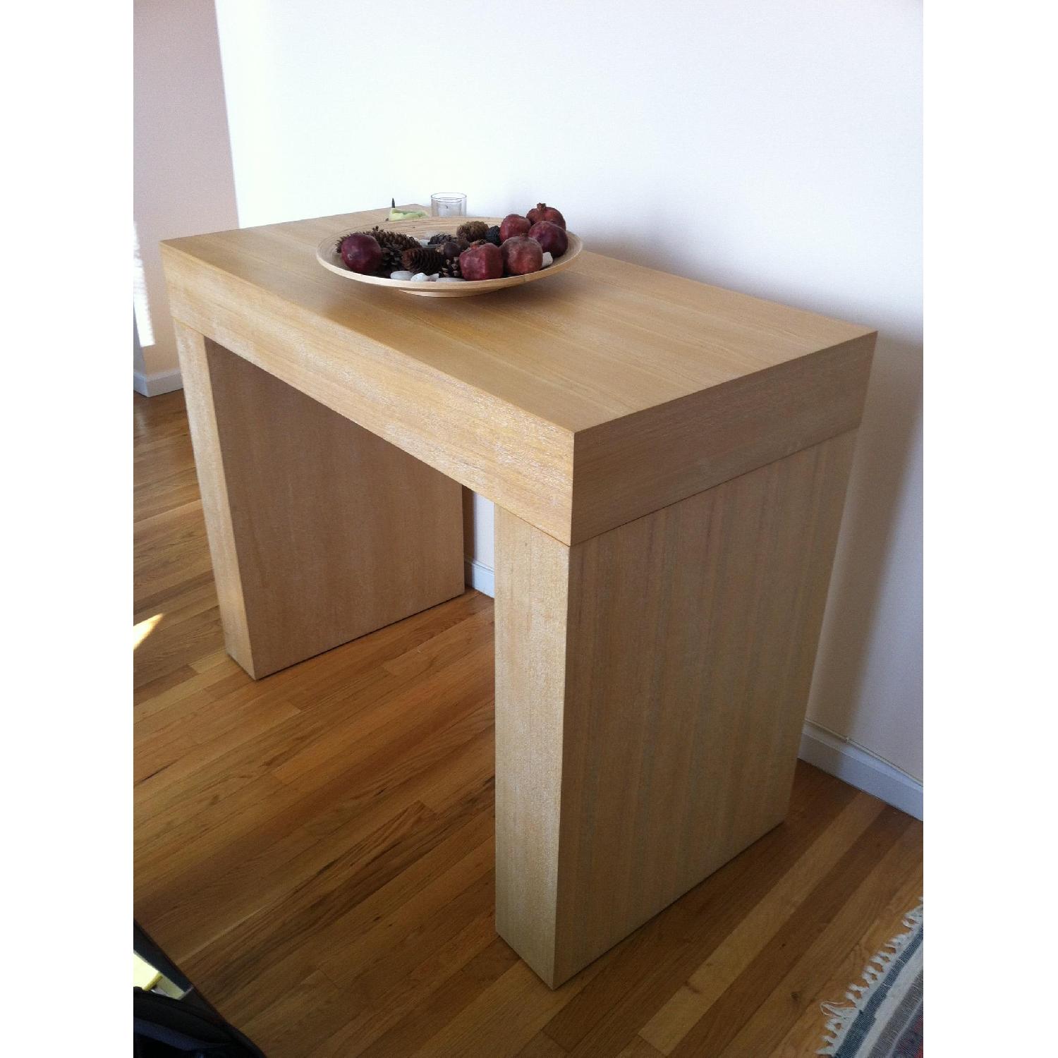 West Elm Chunky Wood Console - image-3