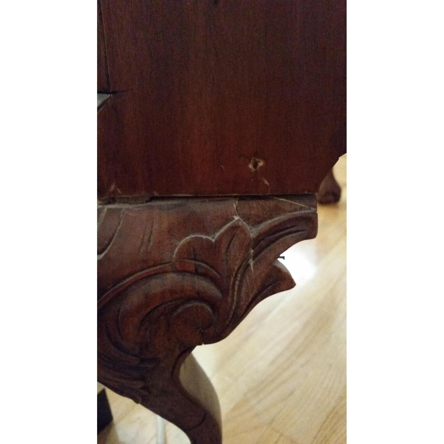 Carved Chippendale HighBoy Dresser - image-7