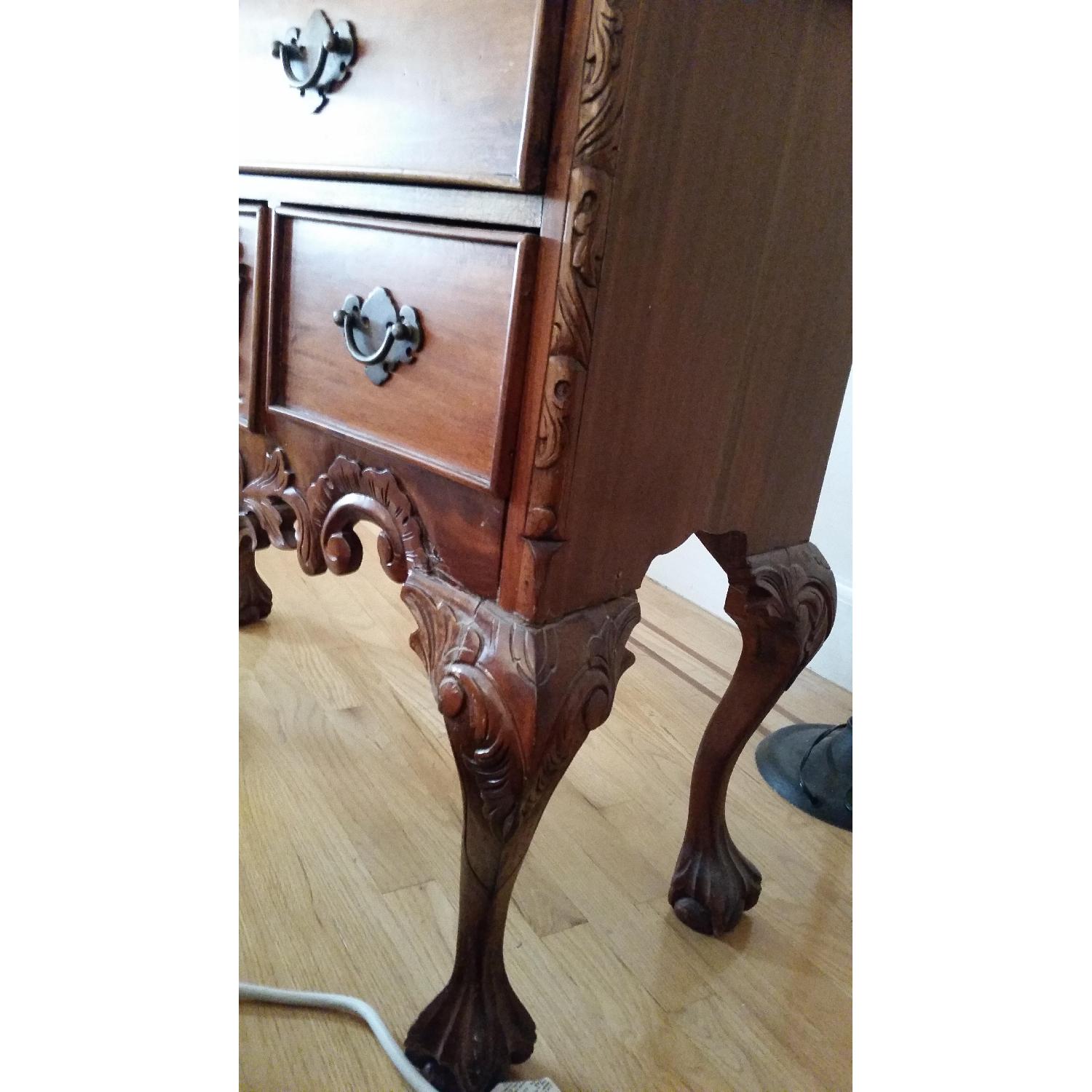 Carved Chippendale HighBoy Dresser - image-15