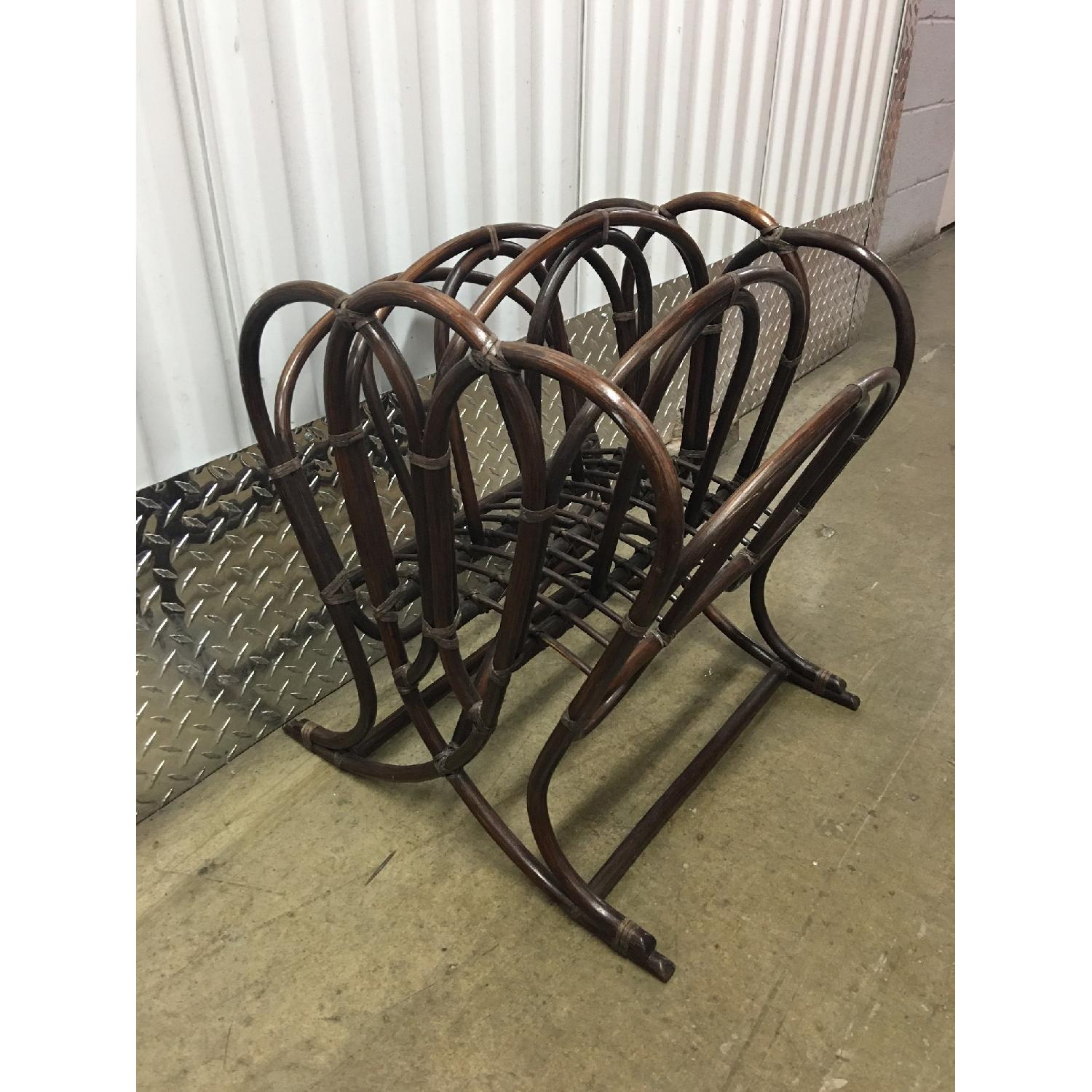 Bamboo Magazine Rack - AptDeco