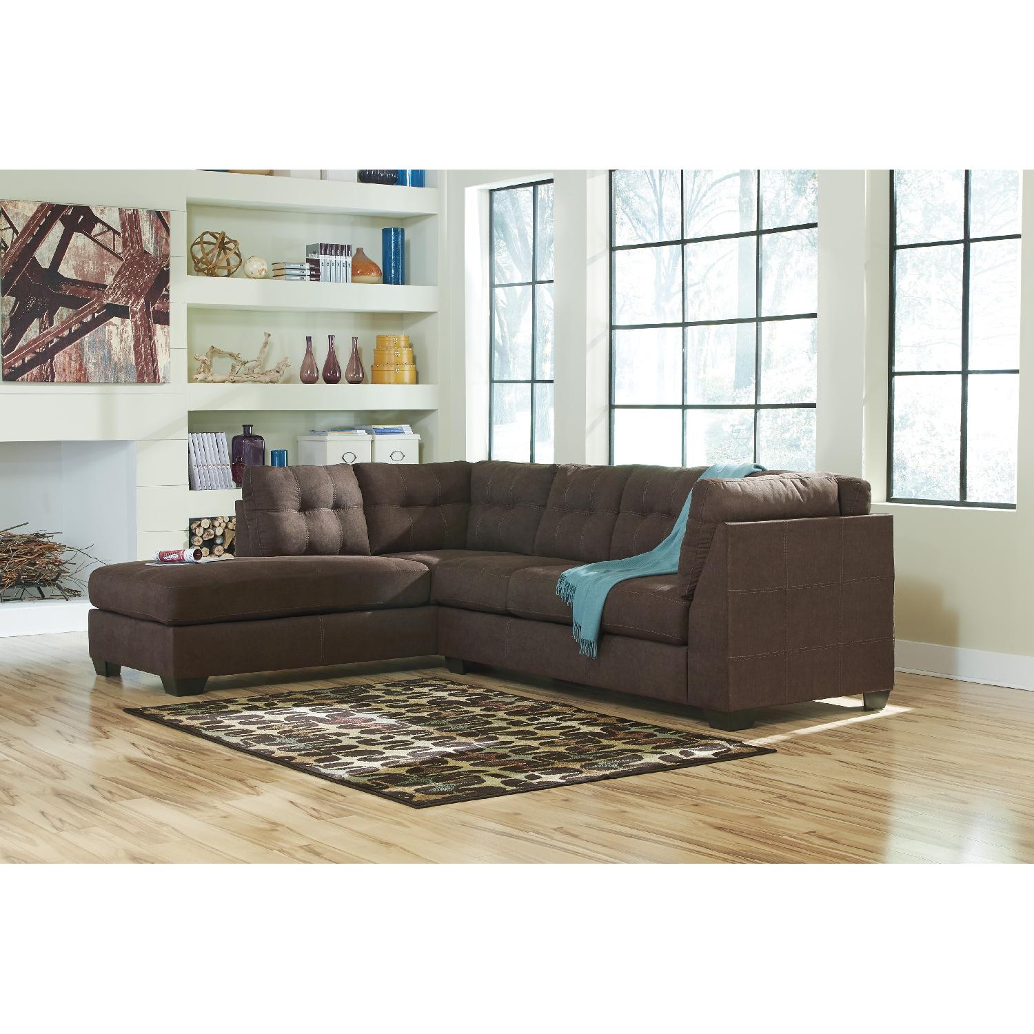 Ashley's Maier-Walnut Sectional - image-1