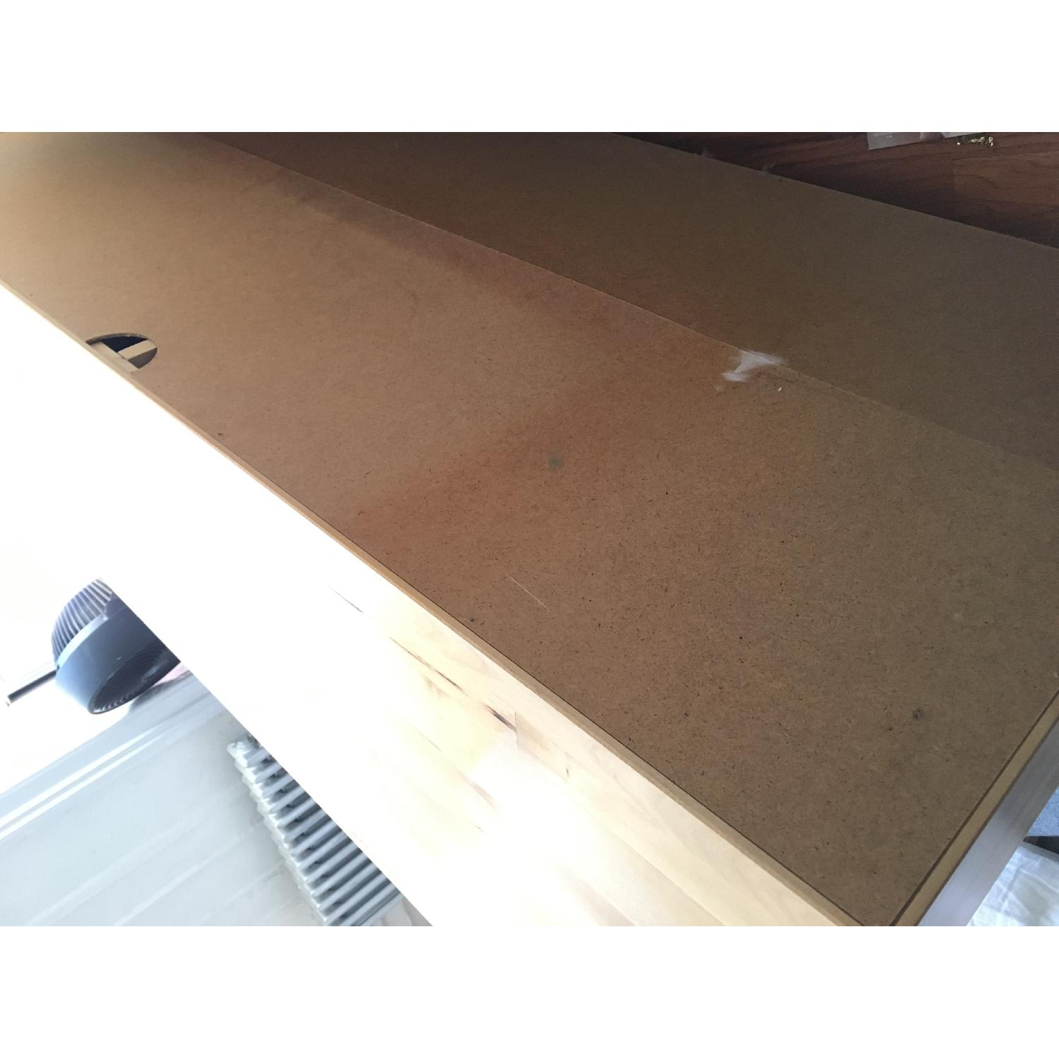 Ikea White & Maple 6 Drawer Dresser - image-4