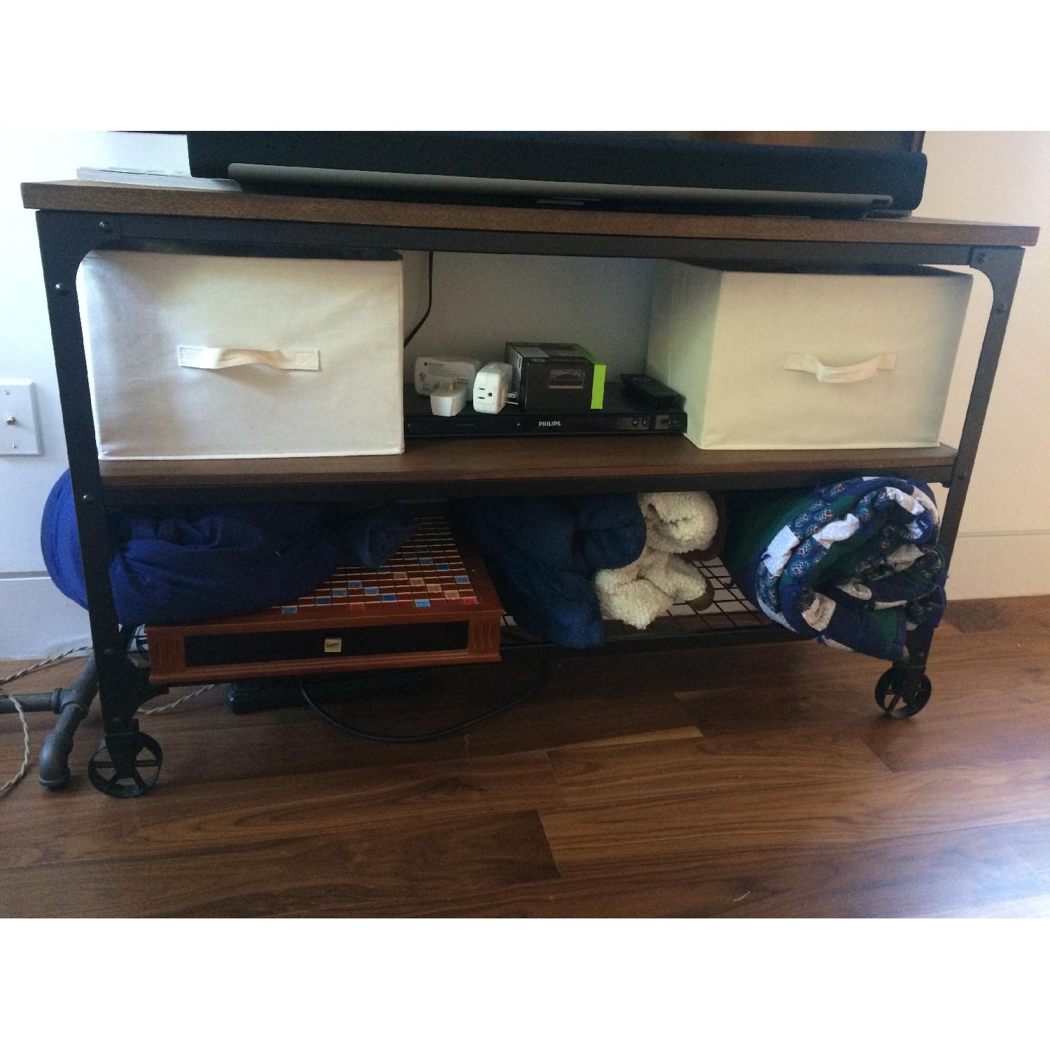 Tribecca Home Nelson Industrial Modern Rustic Console/Sofa Table - image-5