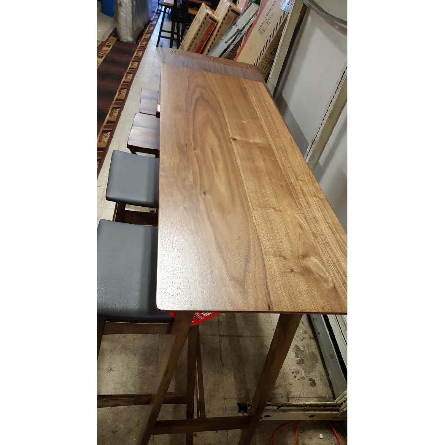 MidCentury Modern Bar Table w/ 2 Stools AptDeco