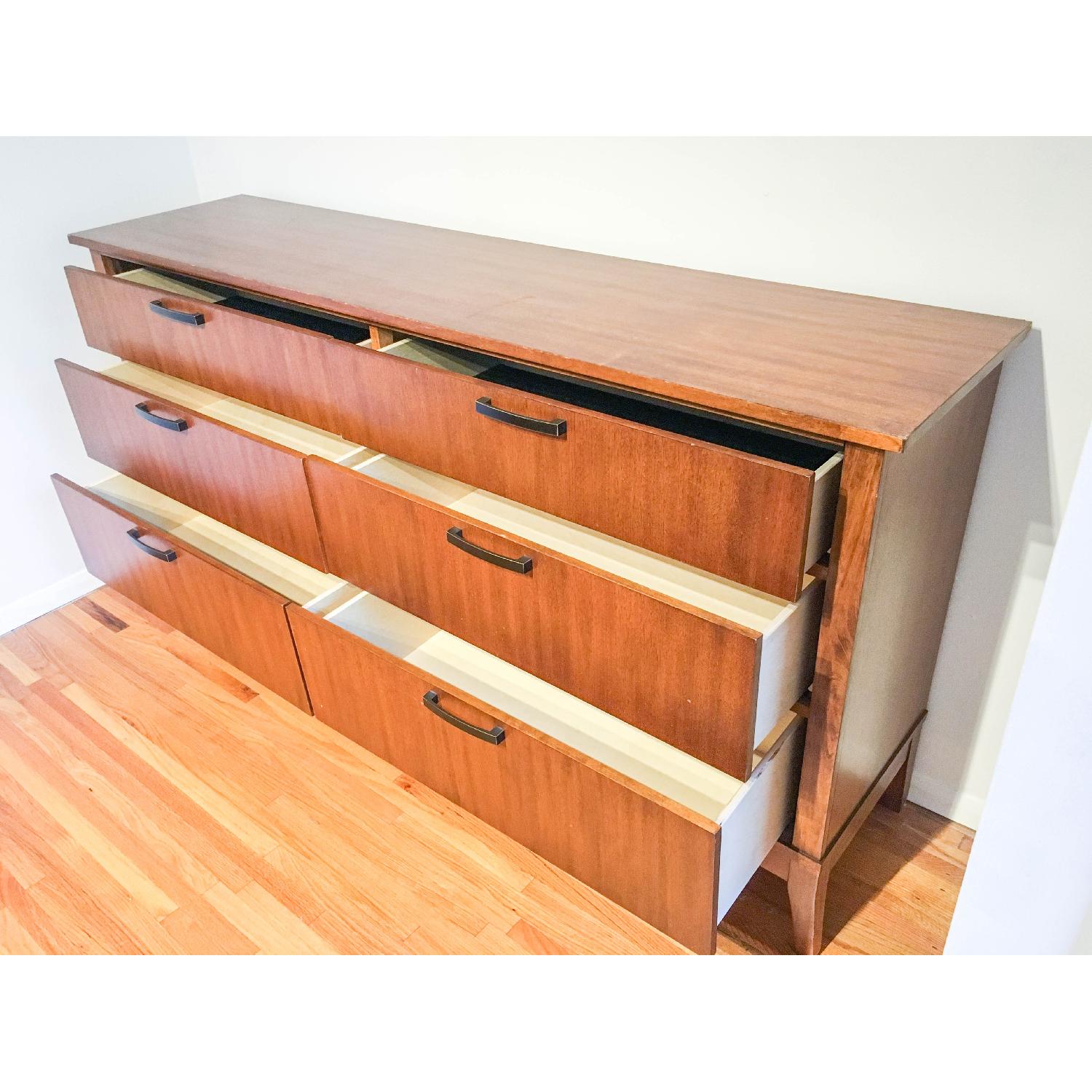 Large Bedroom Dresser in Light Wood Finish - image-2