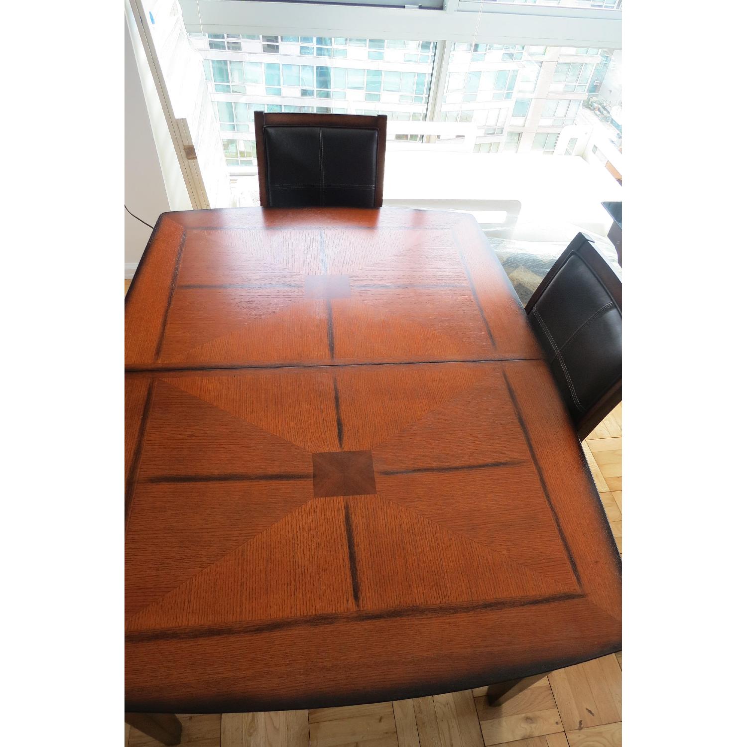 Raymour & Flanigan Denver 5 Piece Counter-Height Extendable Dining Set - image-3