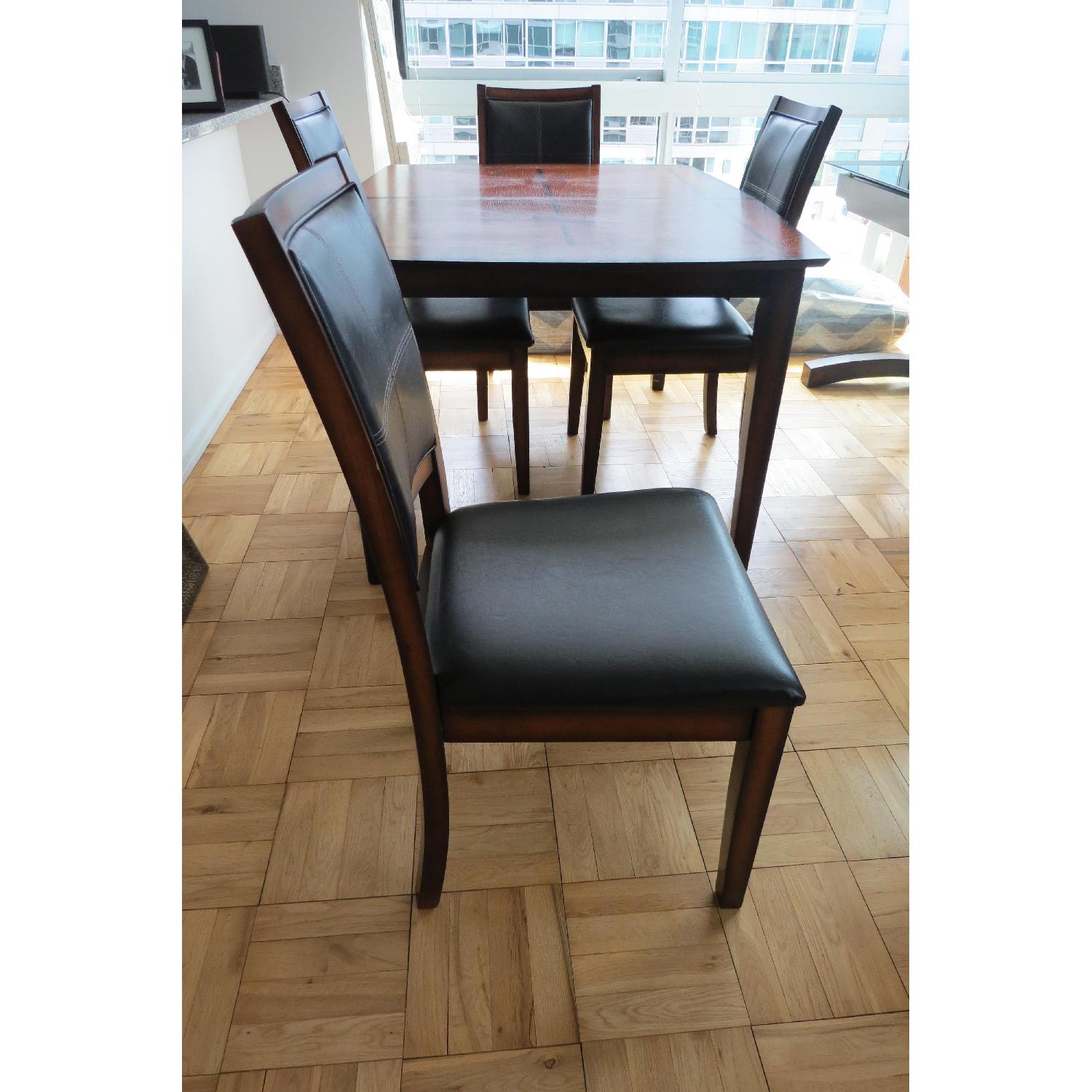 Raymour & Flanigan Denver 5 Piece Counter-Height Extendable Dining Set - image-6