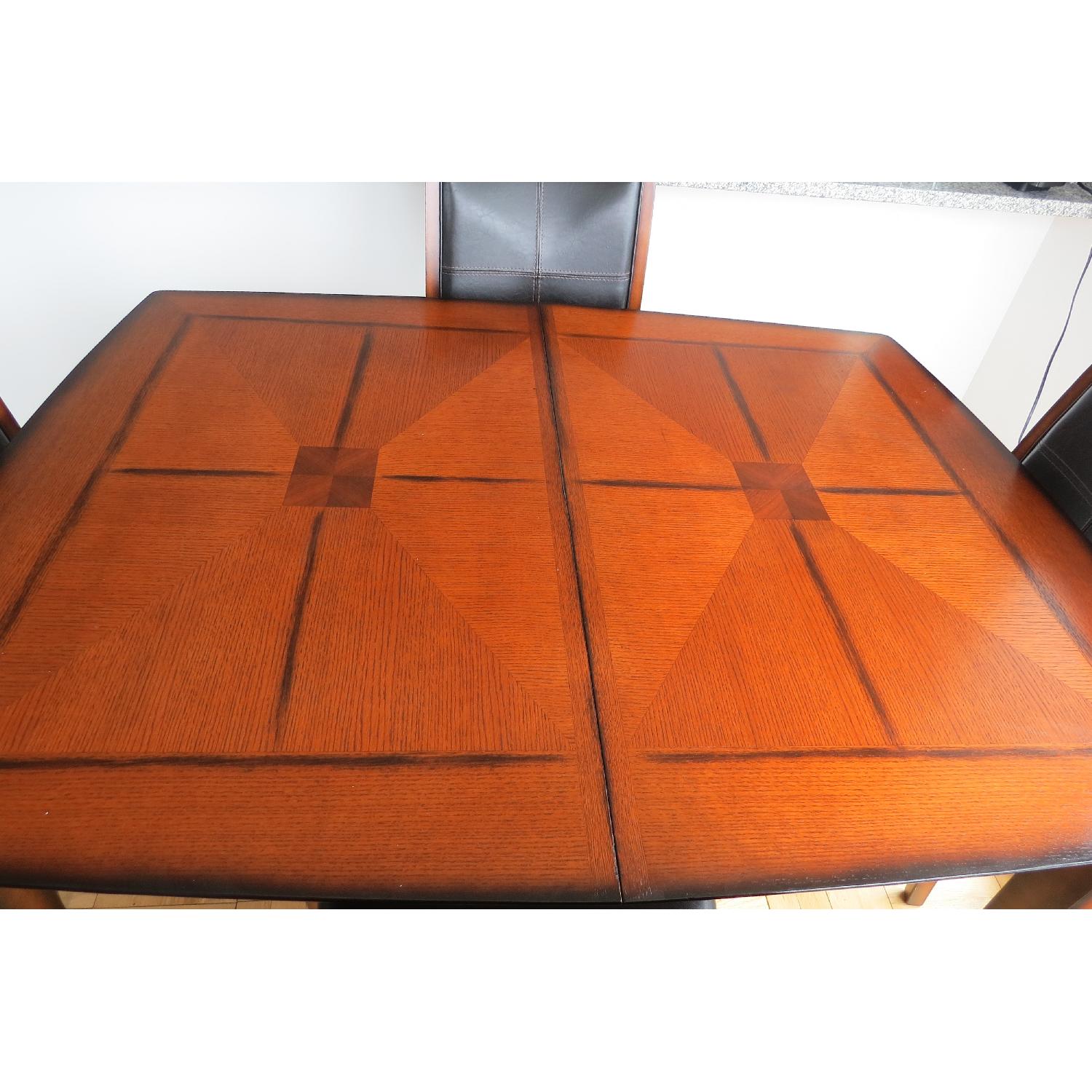 Raymour & Flanigan Denver 5 Piece Counter-Height Extendable Dining Set - image-9