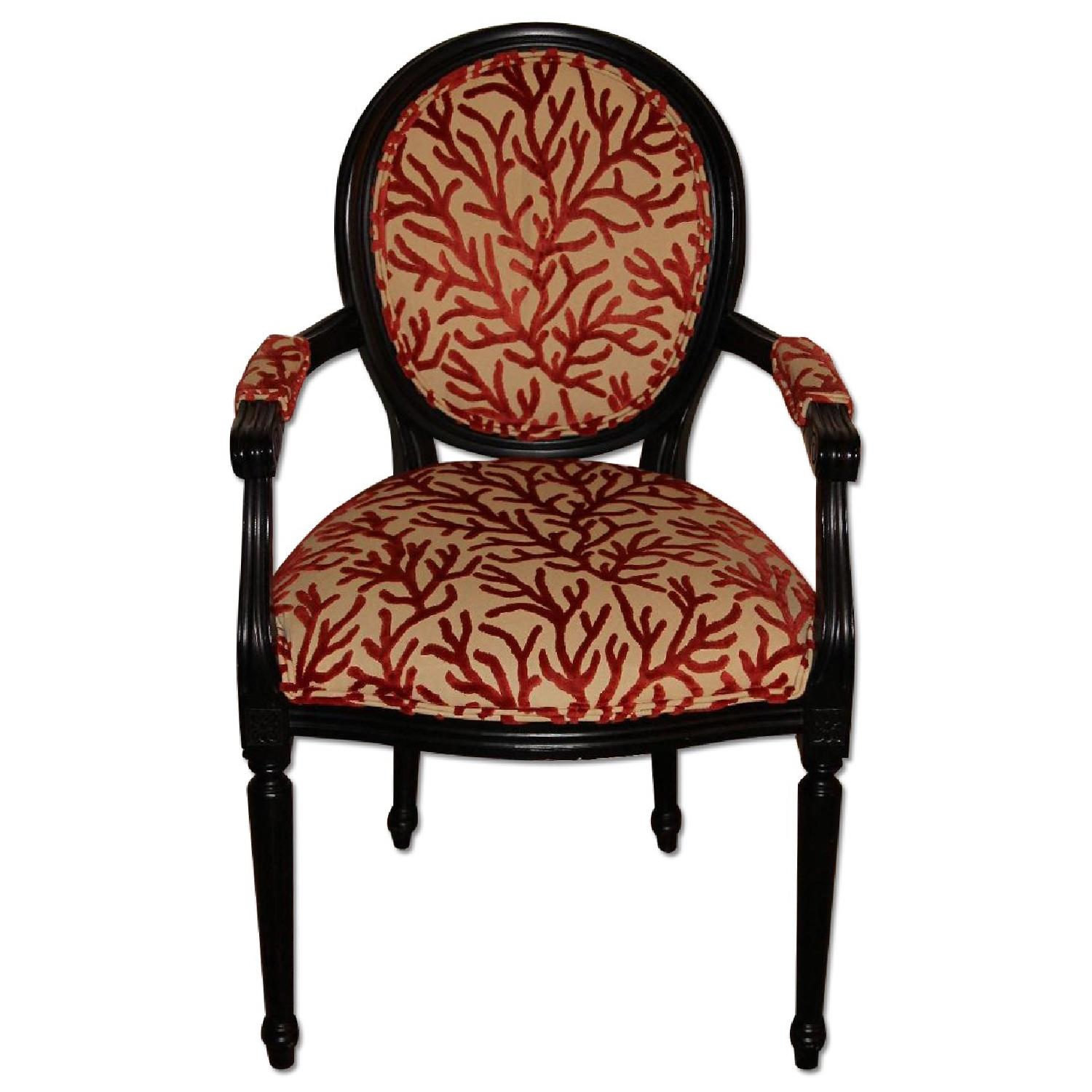 Ballard Designs Oval Back Louis XVI Custom Armchairs