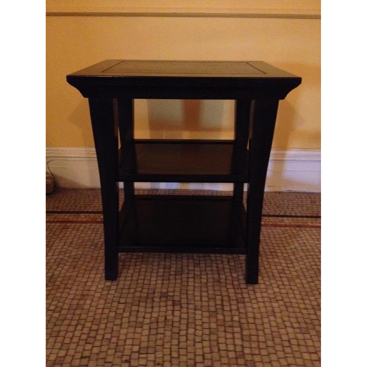 Pottery Barn Black Console + Side Table - image-5