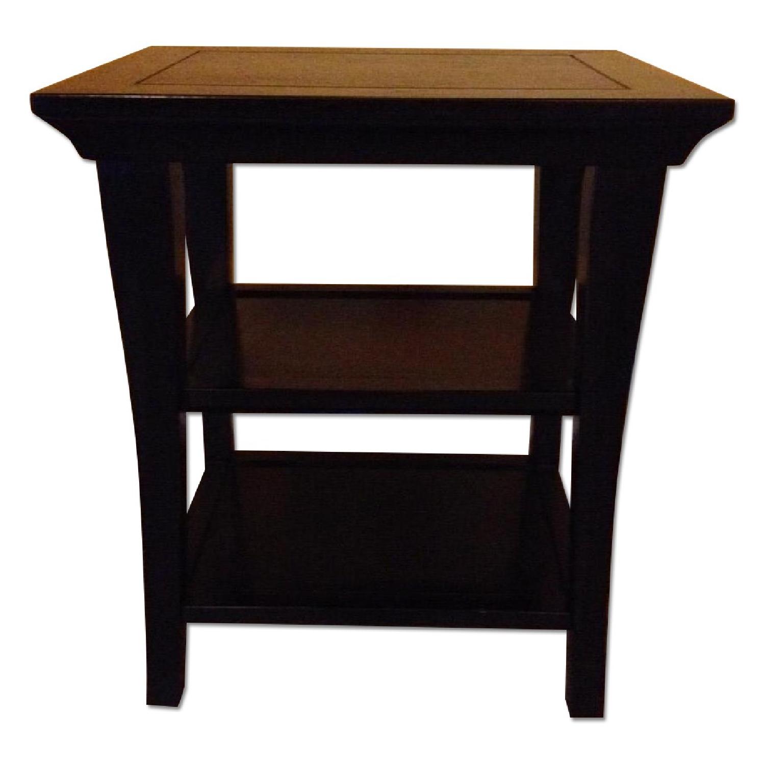 Pottery Barn Black Console + Side Table - image-9