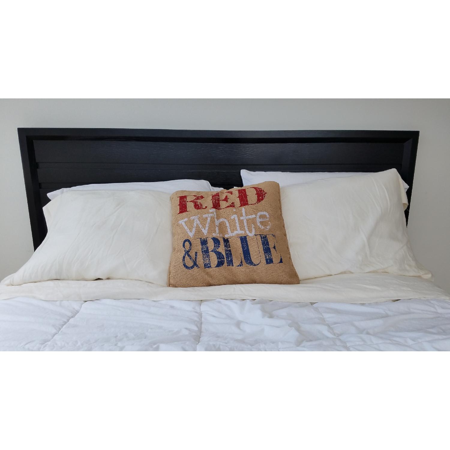 Crate & Barrel Queen Bed Frame - image-1