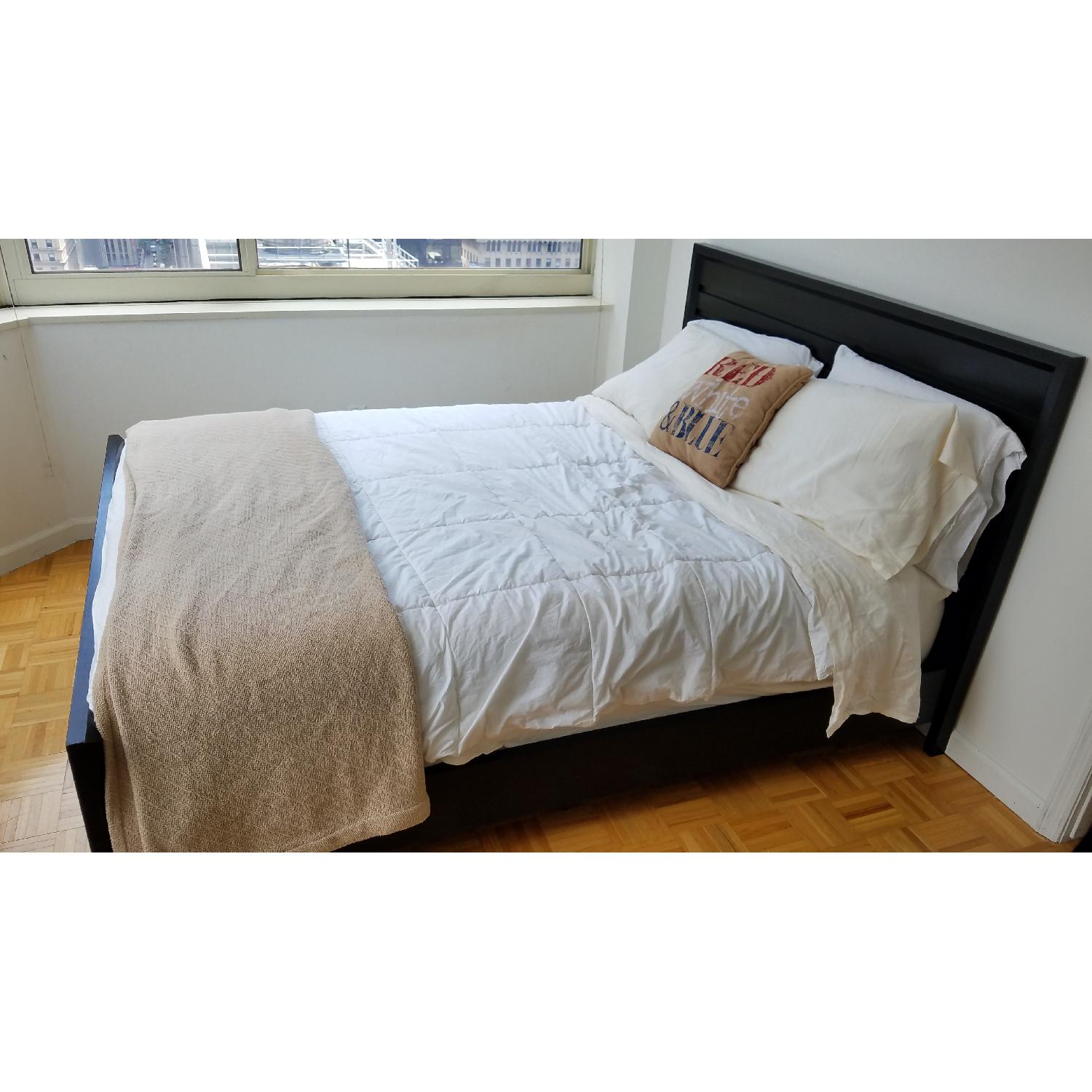 Crate & Barrel Queen Bed Frame - image-2