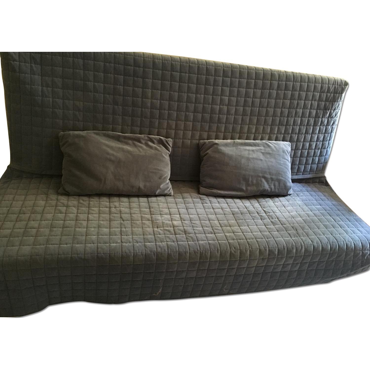 Ikea Beddinge Lovas Sleeper Sofa in Blue AptDeco